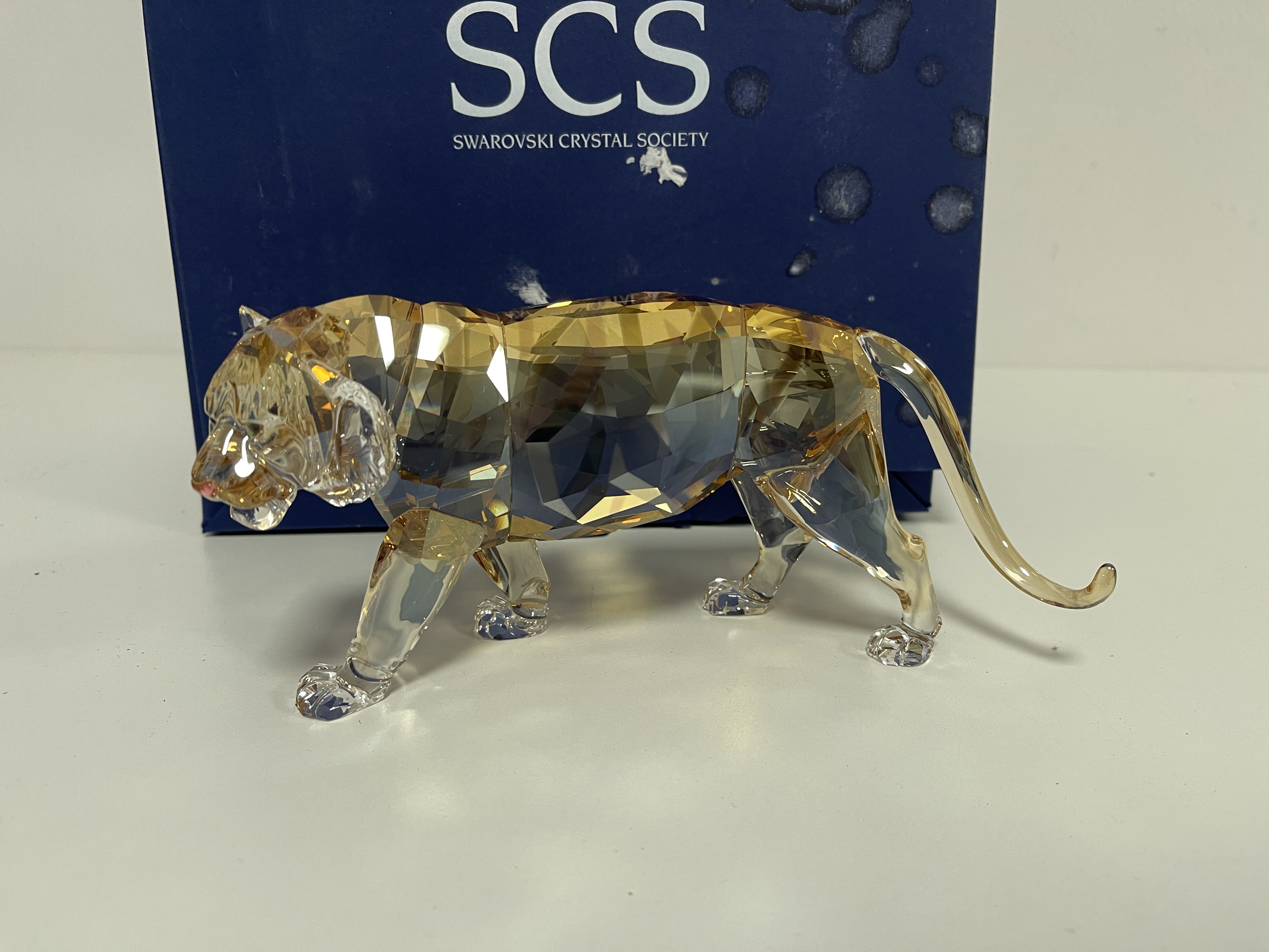 Swarovski Figur 1003148 Tiger 18 cm. Ovp und Zertifikat. Top Zustand  
