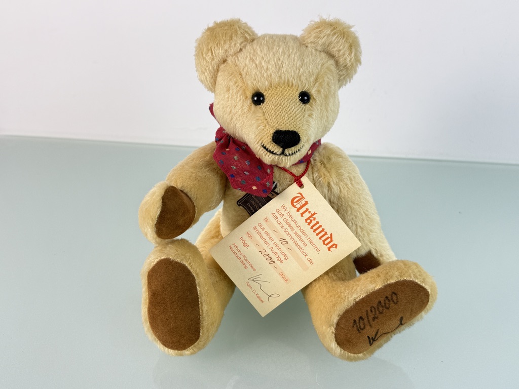 Künstlerbär Teddy Bär Althans Bär Künstlerbär Teddy Bär 32 cm Top Zustand.   