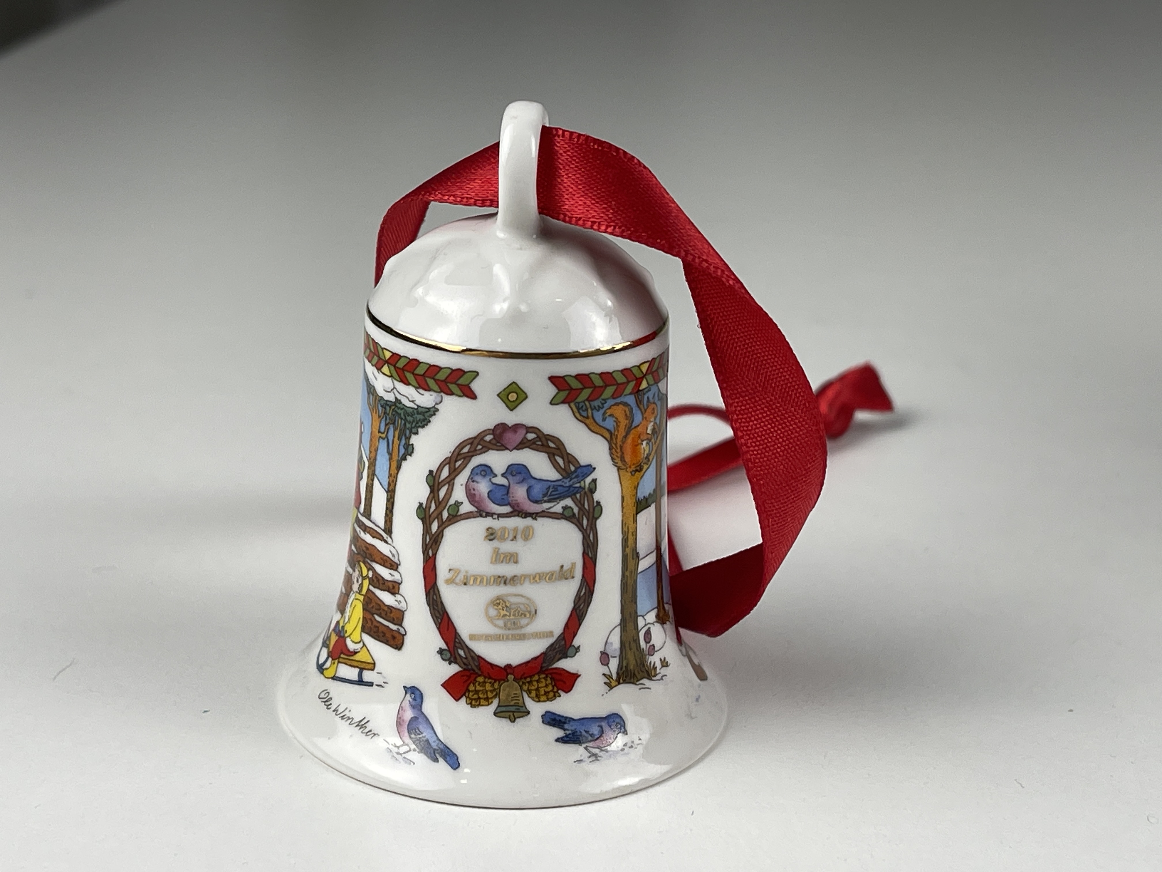  Hutschenreuther 2010 Weihnachtsglocke  7 cm. Top Zustand.       