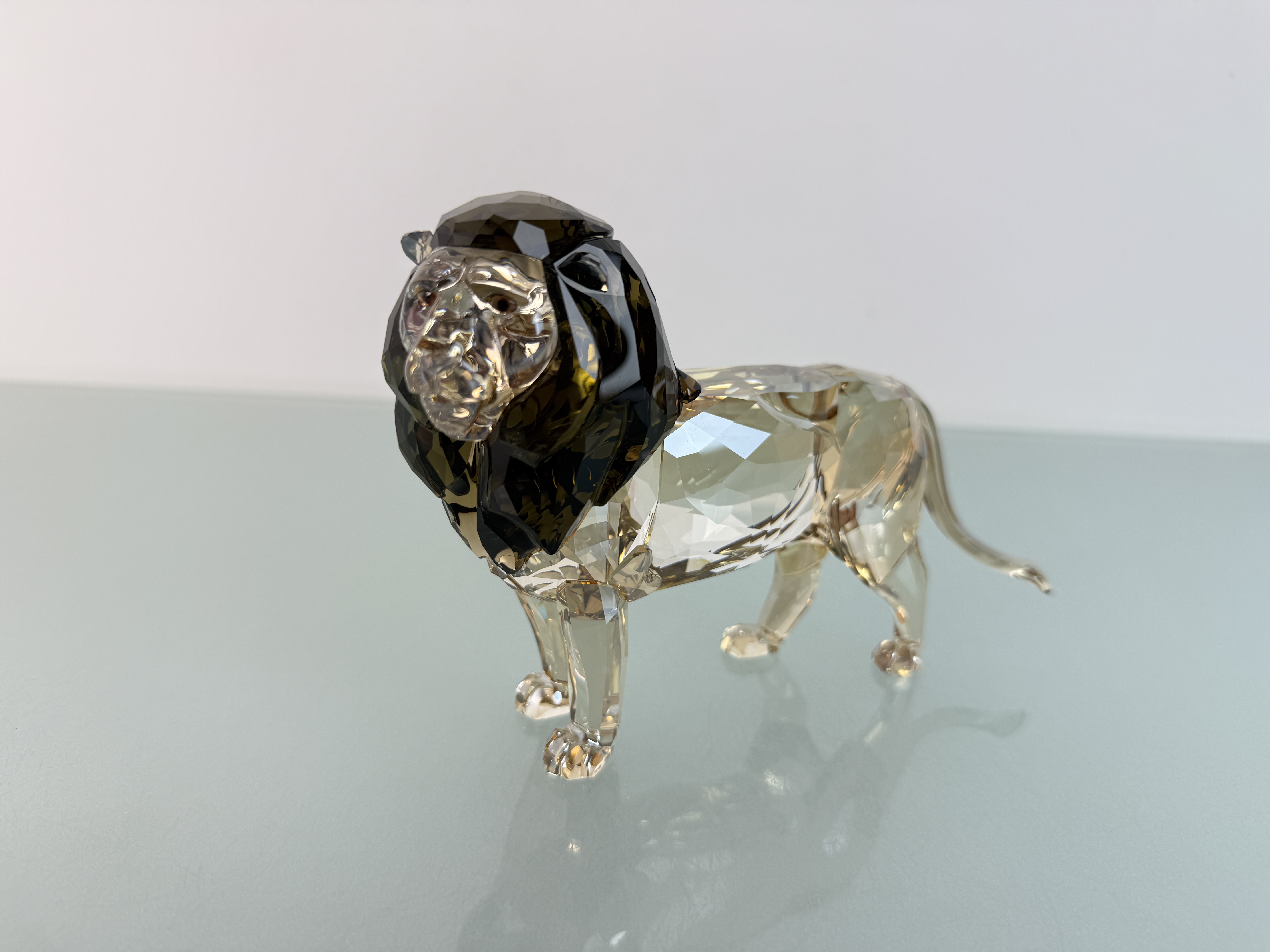 Swarovski Figur 5135894 Löwe Akili 17,8 cm Top Zustand   Swarovski Figur 5135894 Löwe Akili 17,8 cm Top Zustand