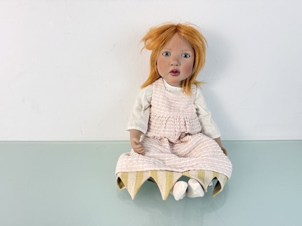 Zwergnase Künstlerpuppe Nicole Marschollek Puppe 45 cm. Top Zustand