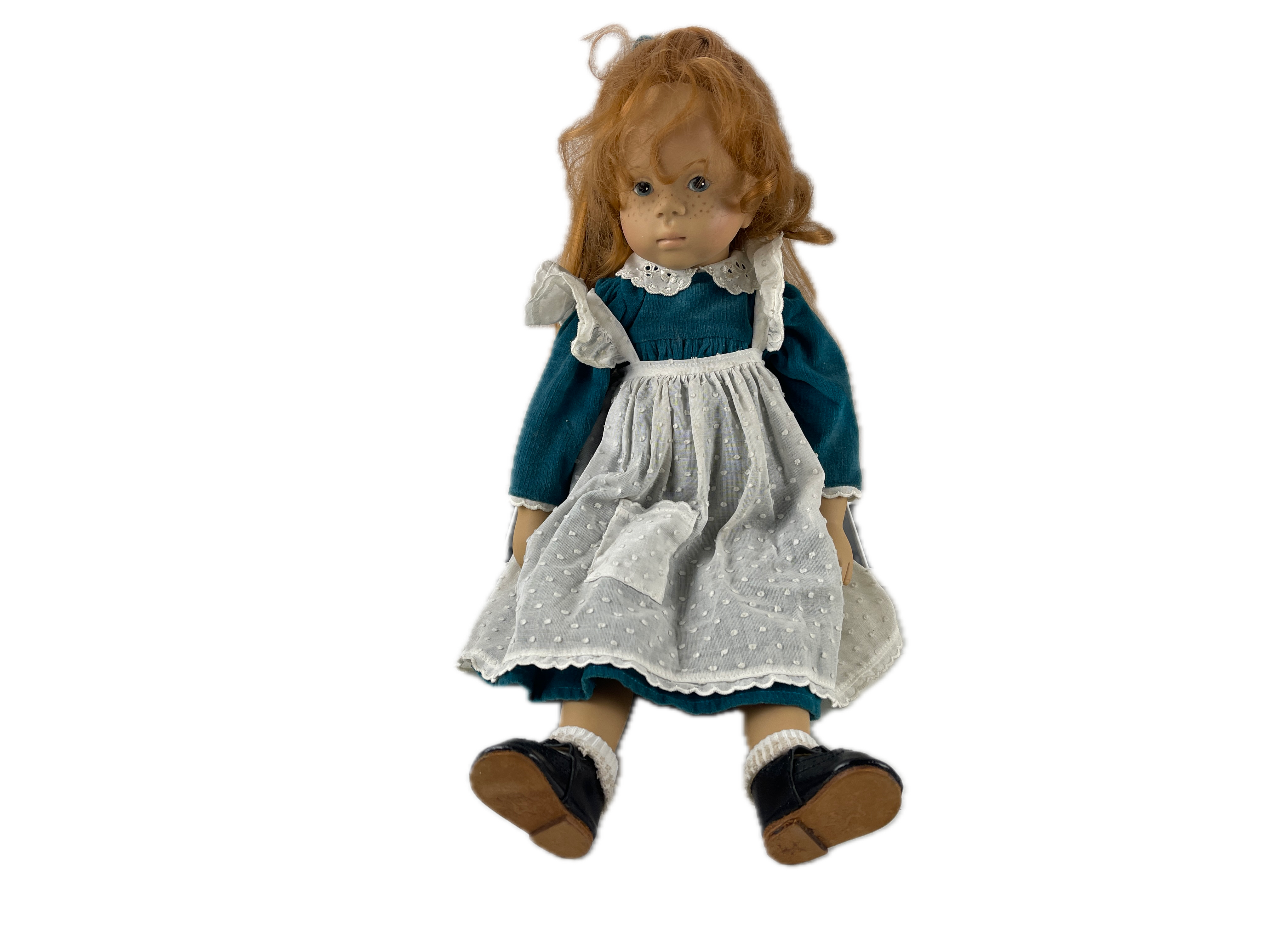 Künstlerpuppe Sylvia Natterer Vinyl Puppe 43 cm. Top Zustand  