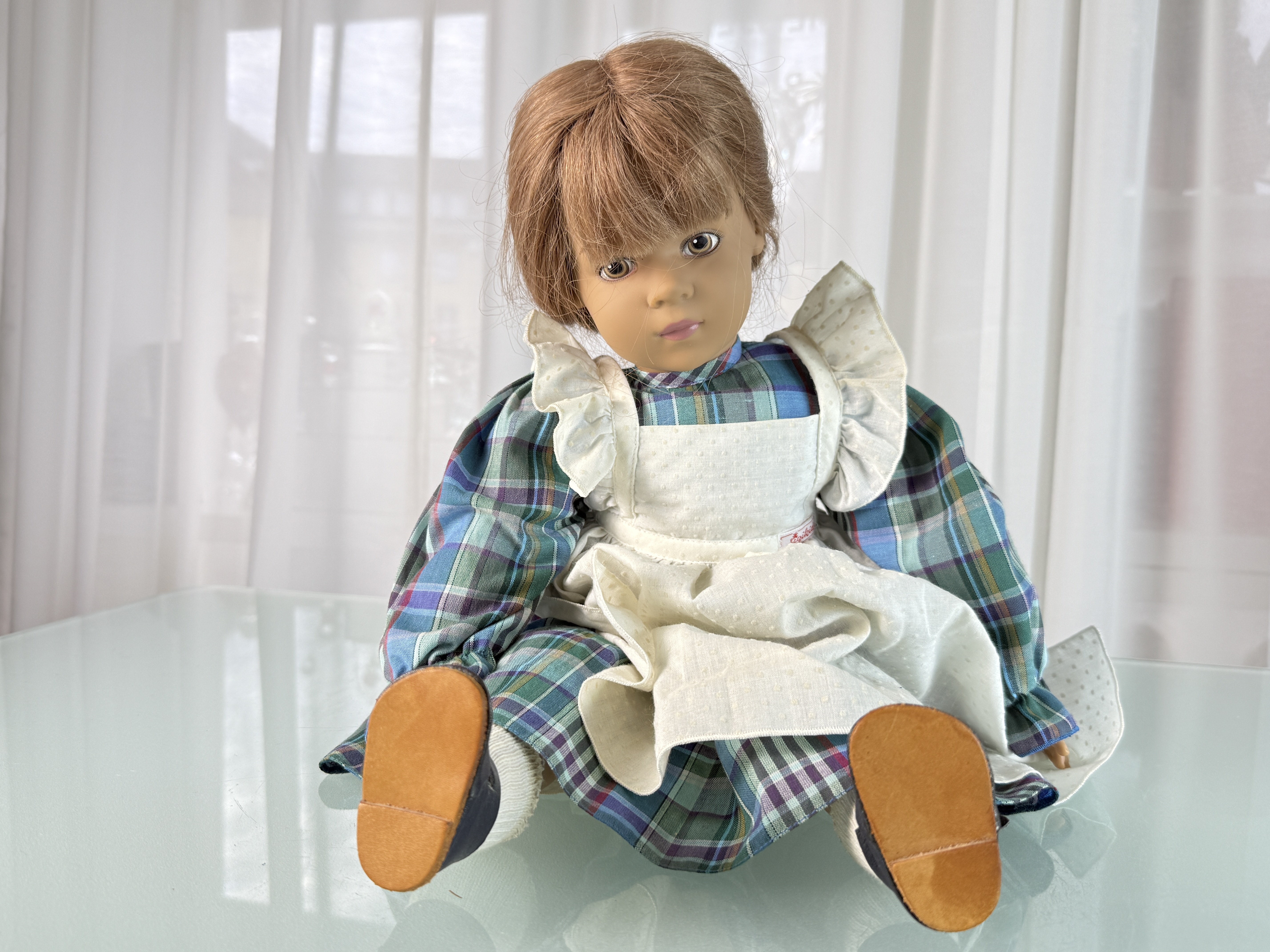 Künstlerpuppe Sammler Sigikid Vinyl Puppe 52 cm Top Zustand   