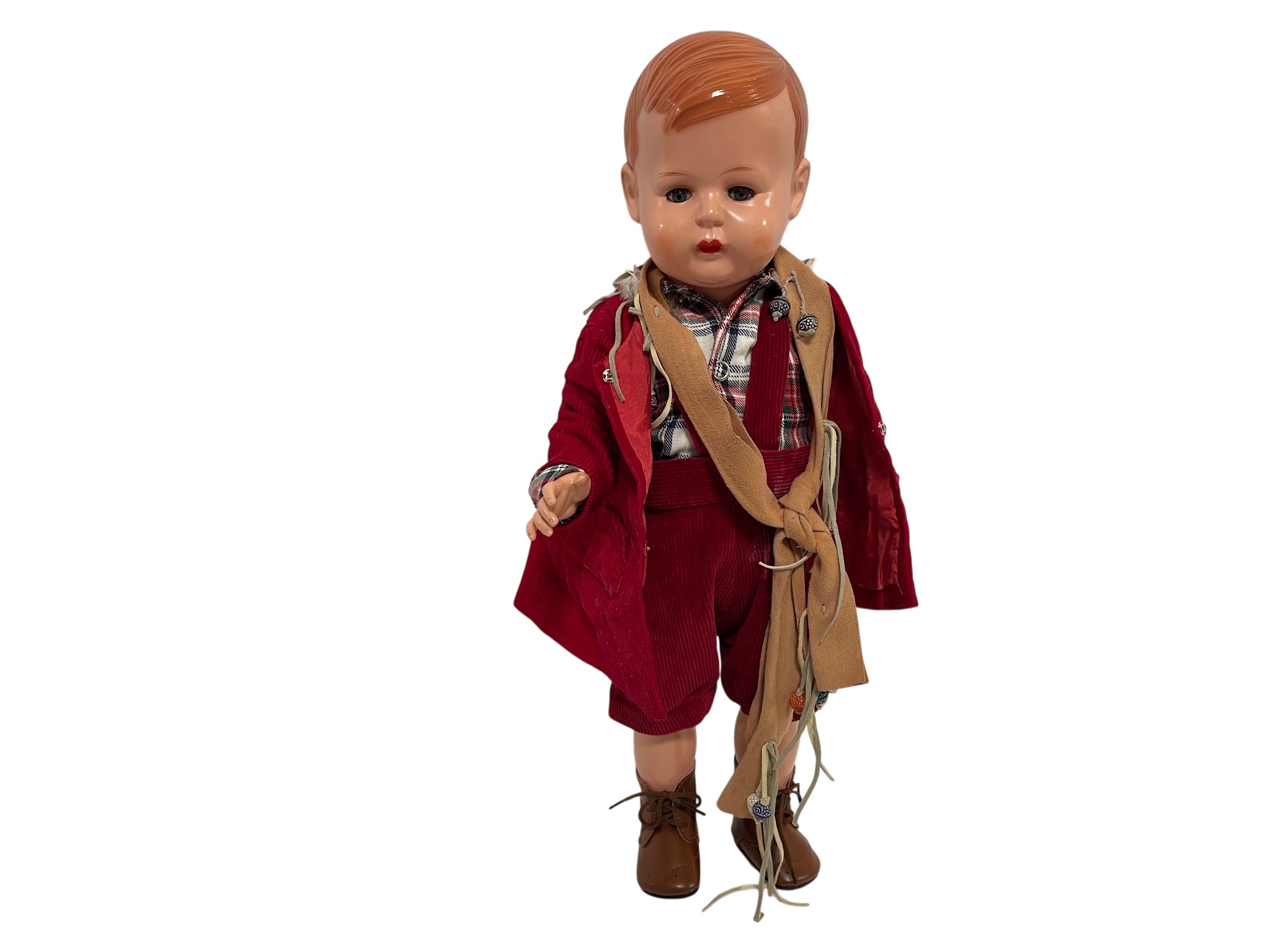 Alte Künstlerpuppe Vinyl Puppe 42 cm Zustand siehe Fotos