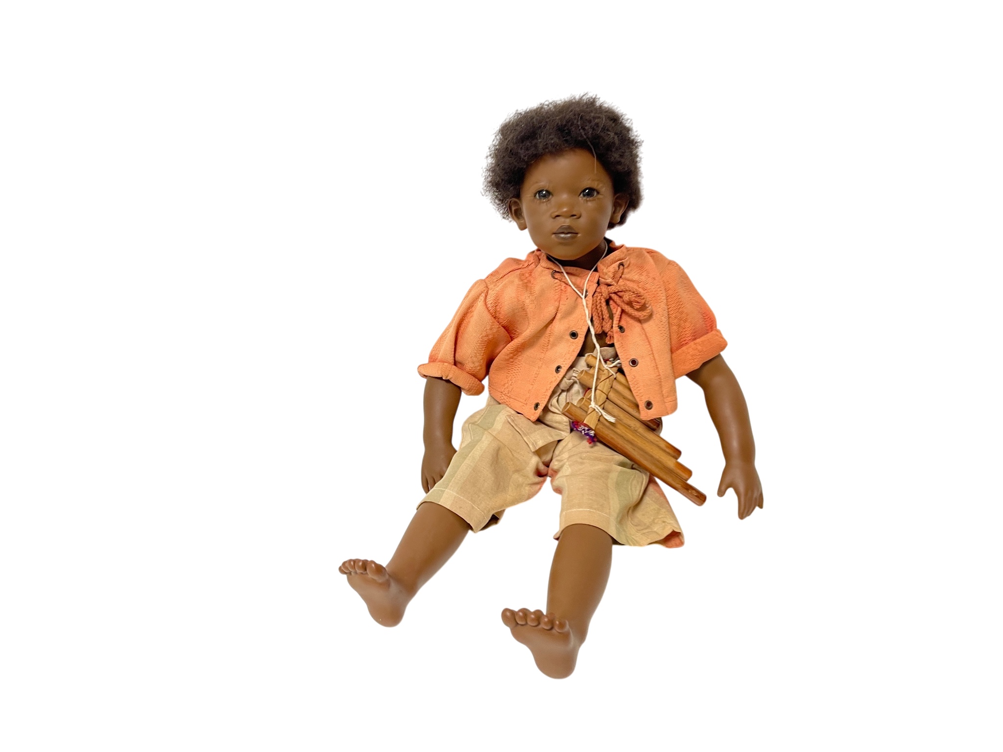 Künstlerpuppe Annette Himstedt Puppe Pemba 50 cm. Top Zustand 