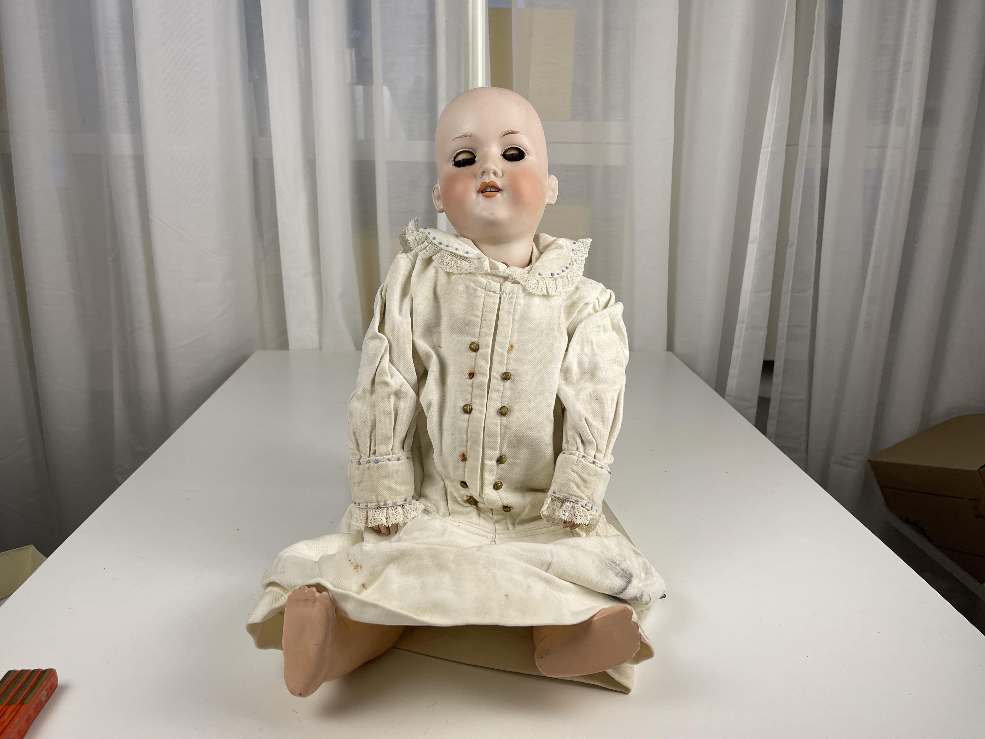 Künstlerpuppe Armand Marseille Alte Puppe 54 cm Zustand Siehe Fotos    