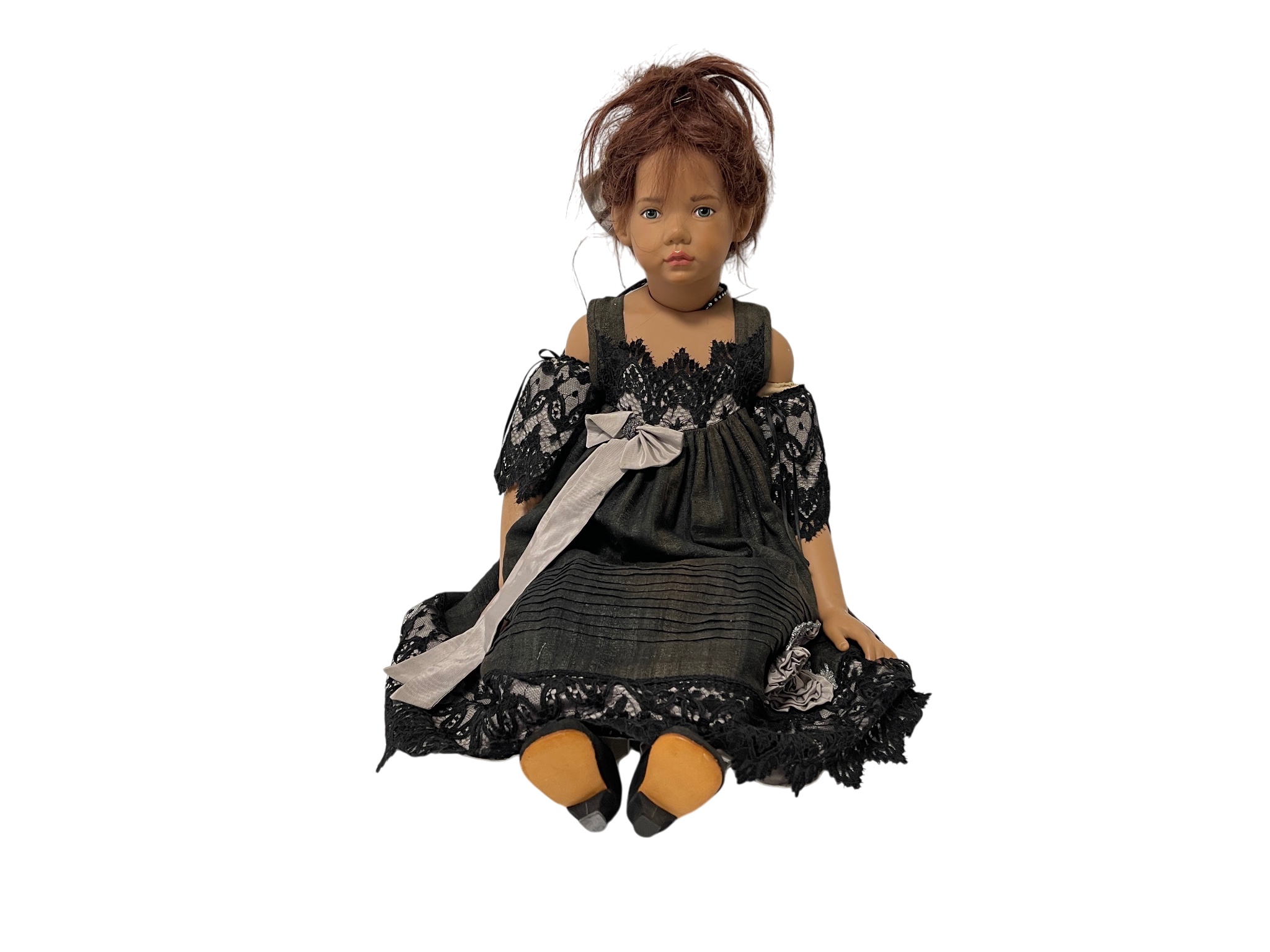 Sigikid Ilse Wippler Vinyl Puppe 65 cm. Top Zustand   