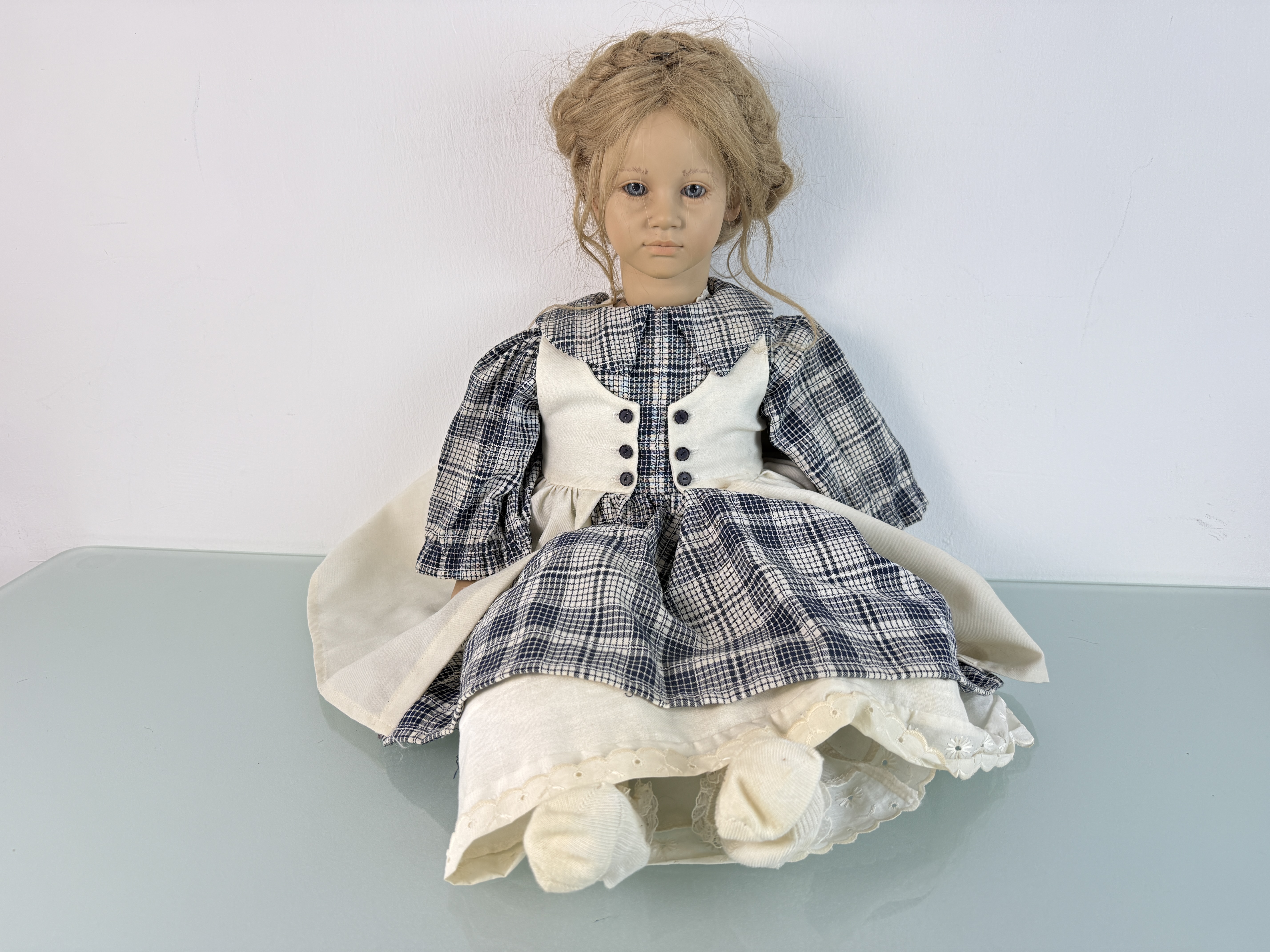 Künstlerpuppe Annette Himstedt Puppe Ellen 65 cm. Top Zustand 