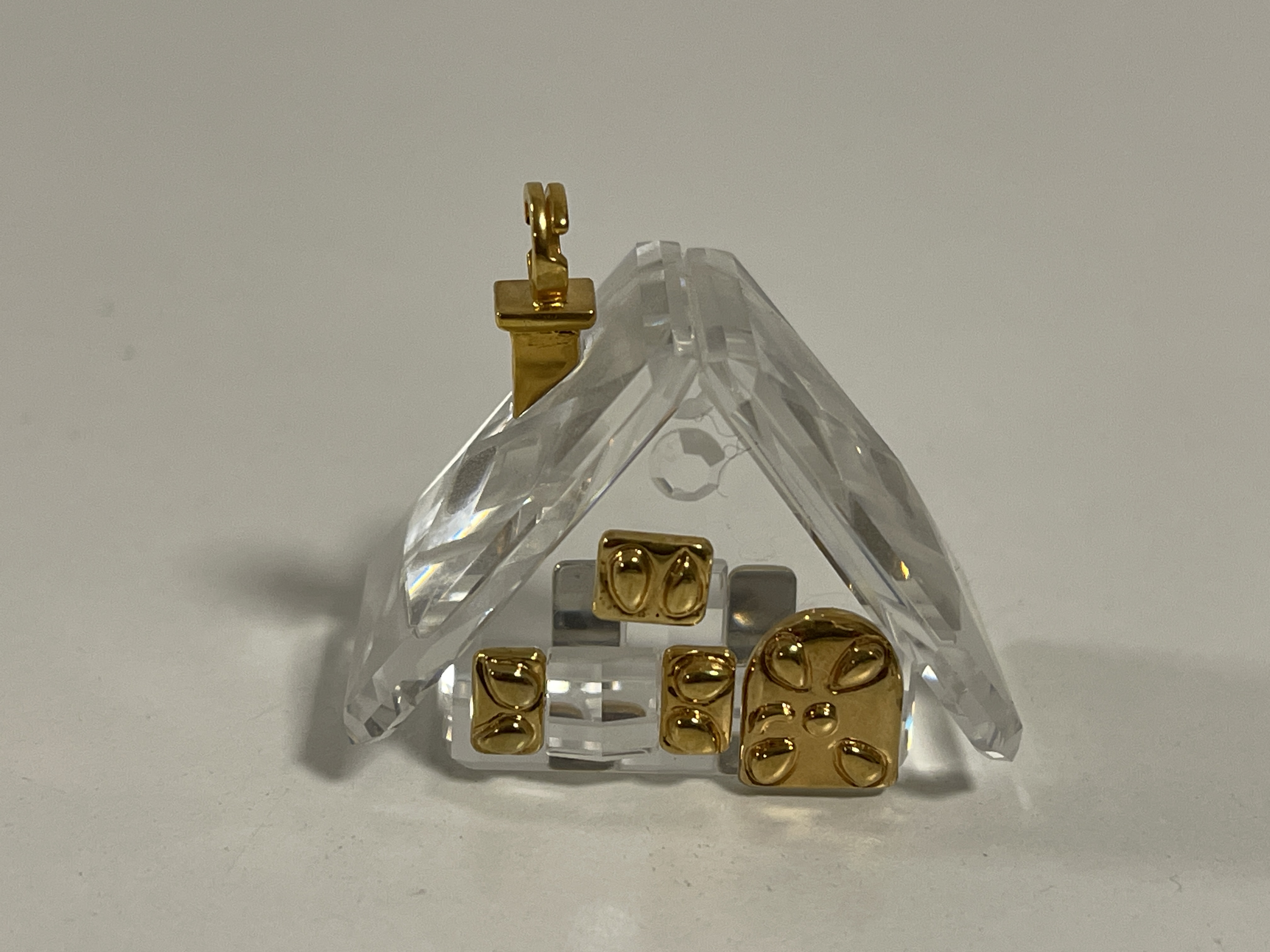  Swarovski Figur 219872 Haus Ornament 3,8 cm  Top Zustand   