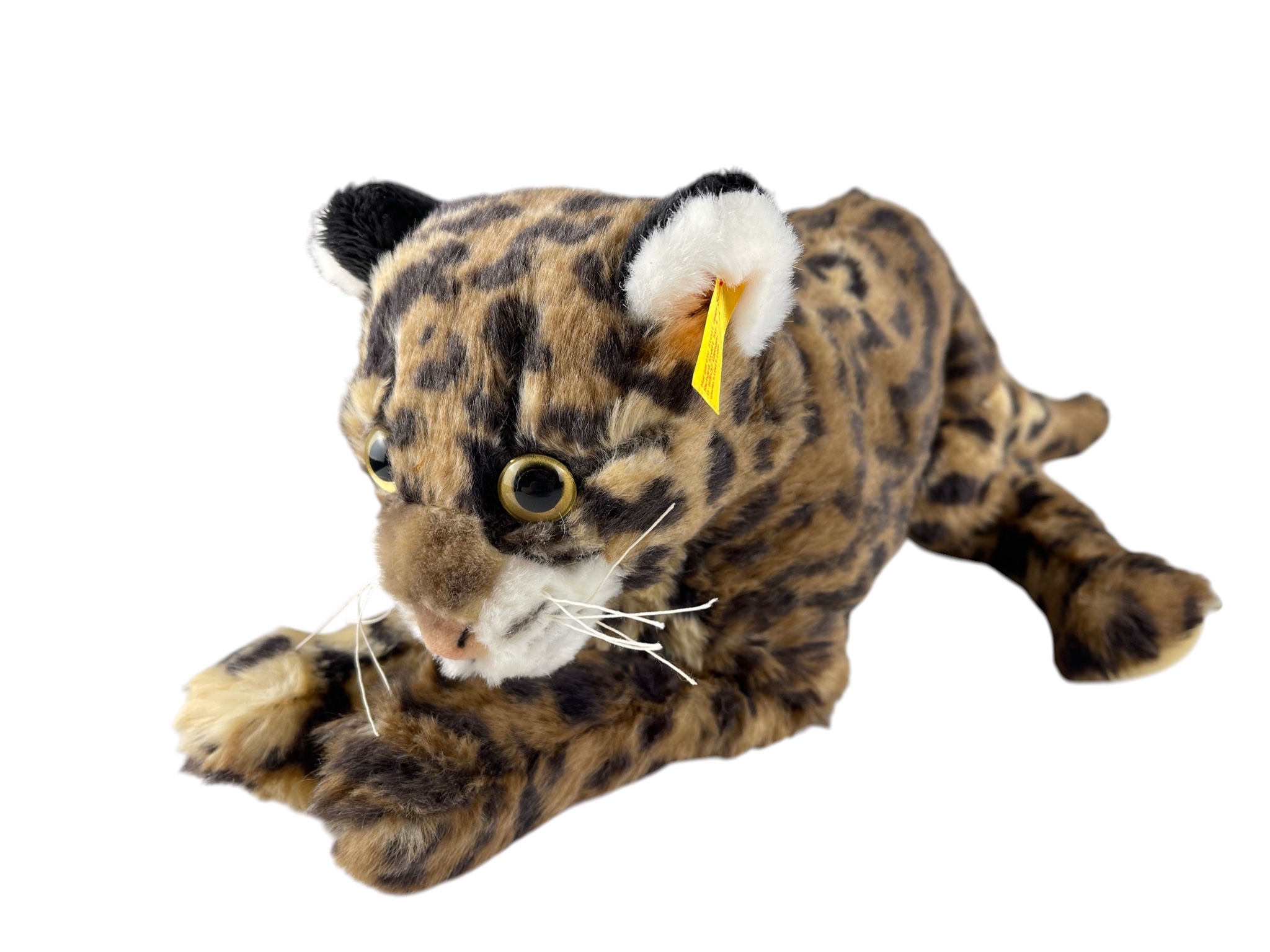 Steiff Tier 064234 National Geographic Ozzi Ozelotkatze 32 cm. Top Zustand  