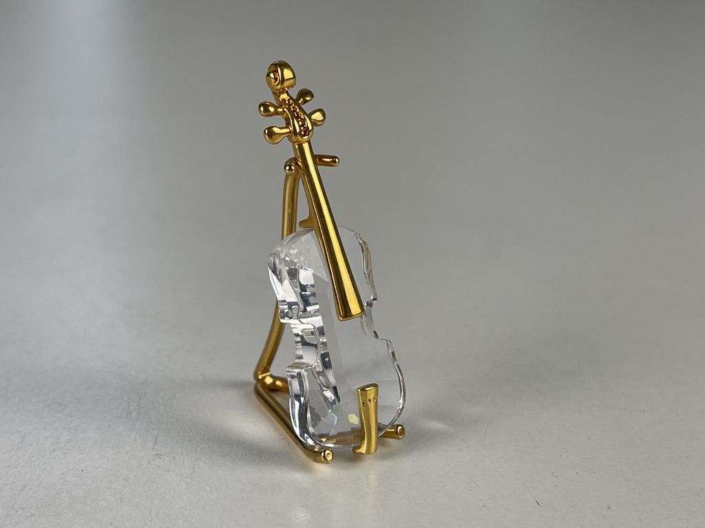 Swarovski Figur 173366 Kristall Geige / Violine 4 cm.  Top Zustand      