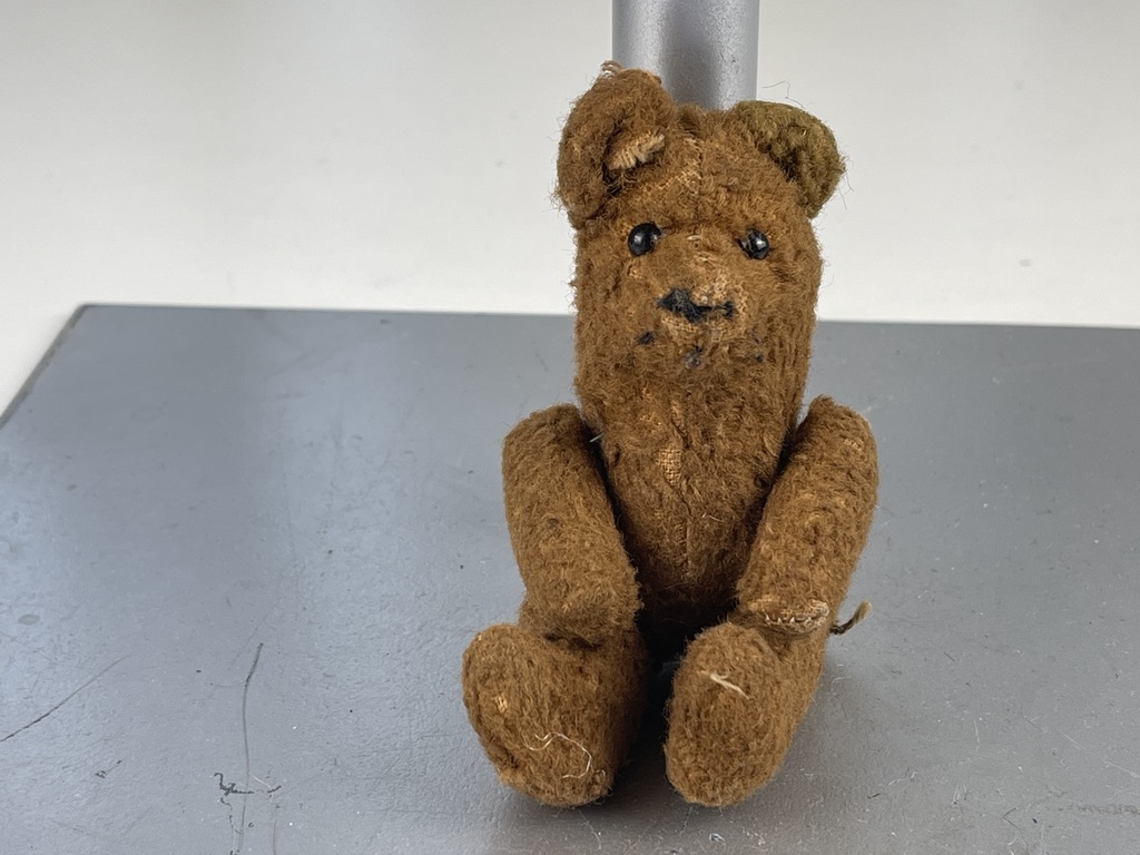 Sammler Stofftier Teddybär 11,5 cm. Zustand siehe Fotos 