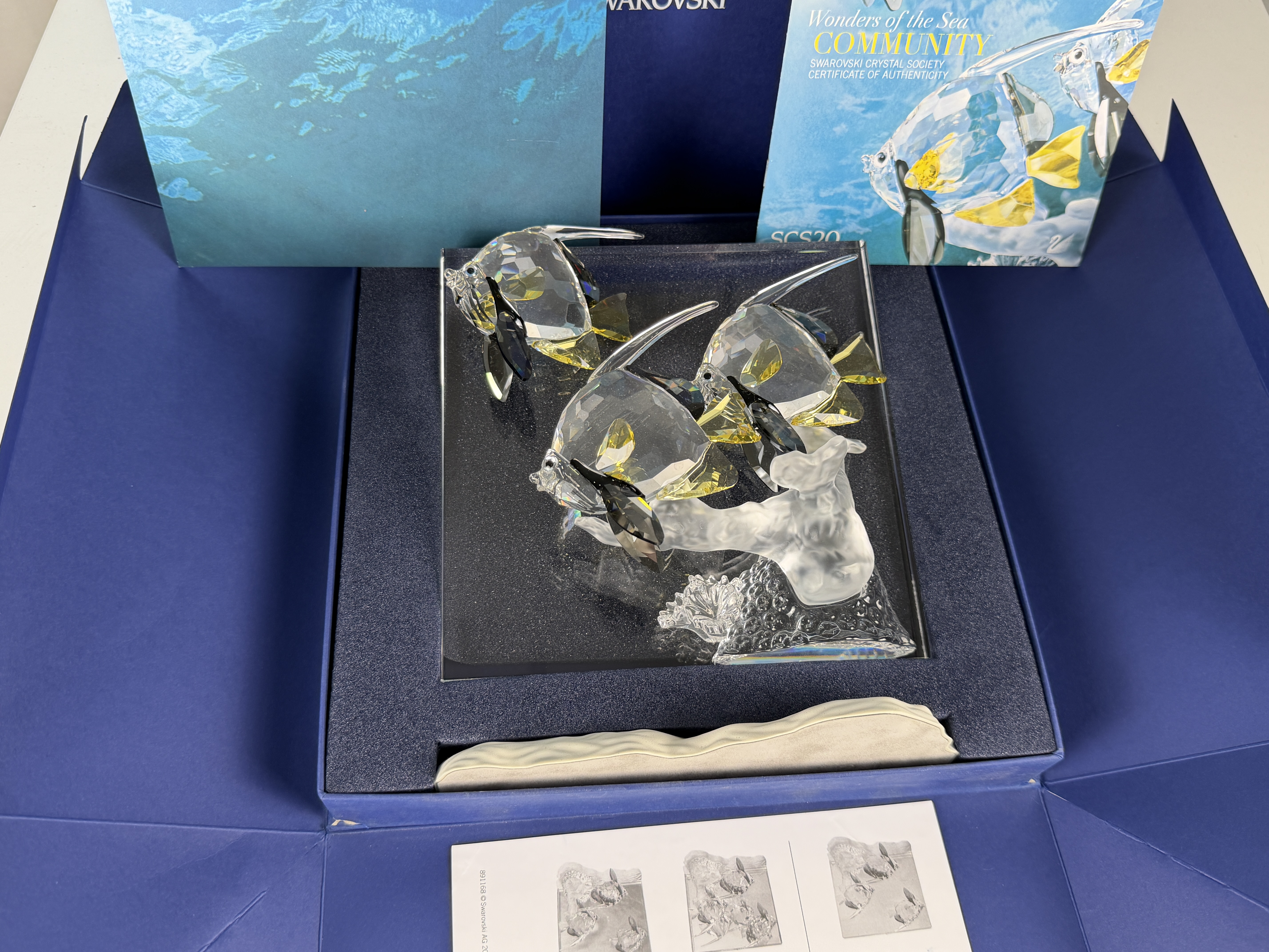 Swarovski Figur 854650 Wonders of the Sea Community 20 cm. Ovp Zertifikat. Top Zustand   