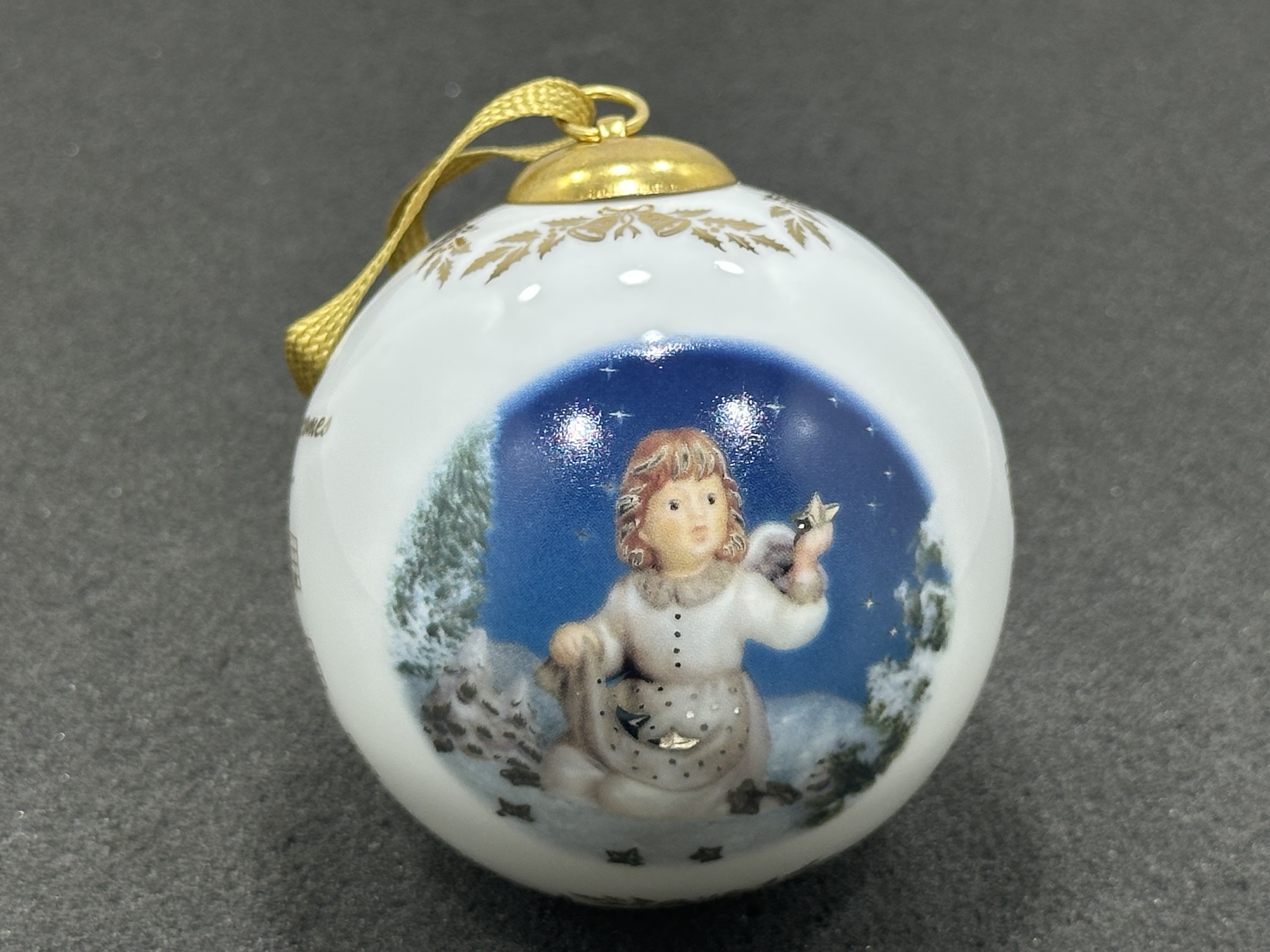 Hutschenreuther Weihnachtskugel 2000 7,5 cm 1 Wahl. Top Zustand