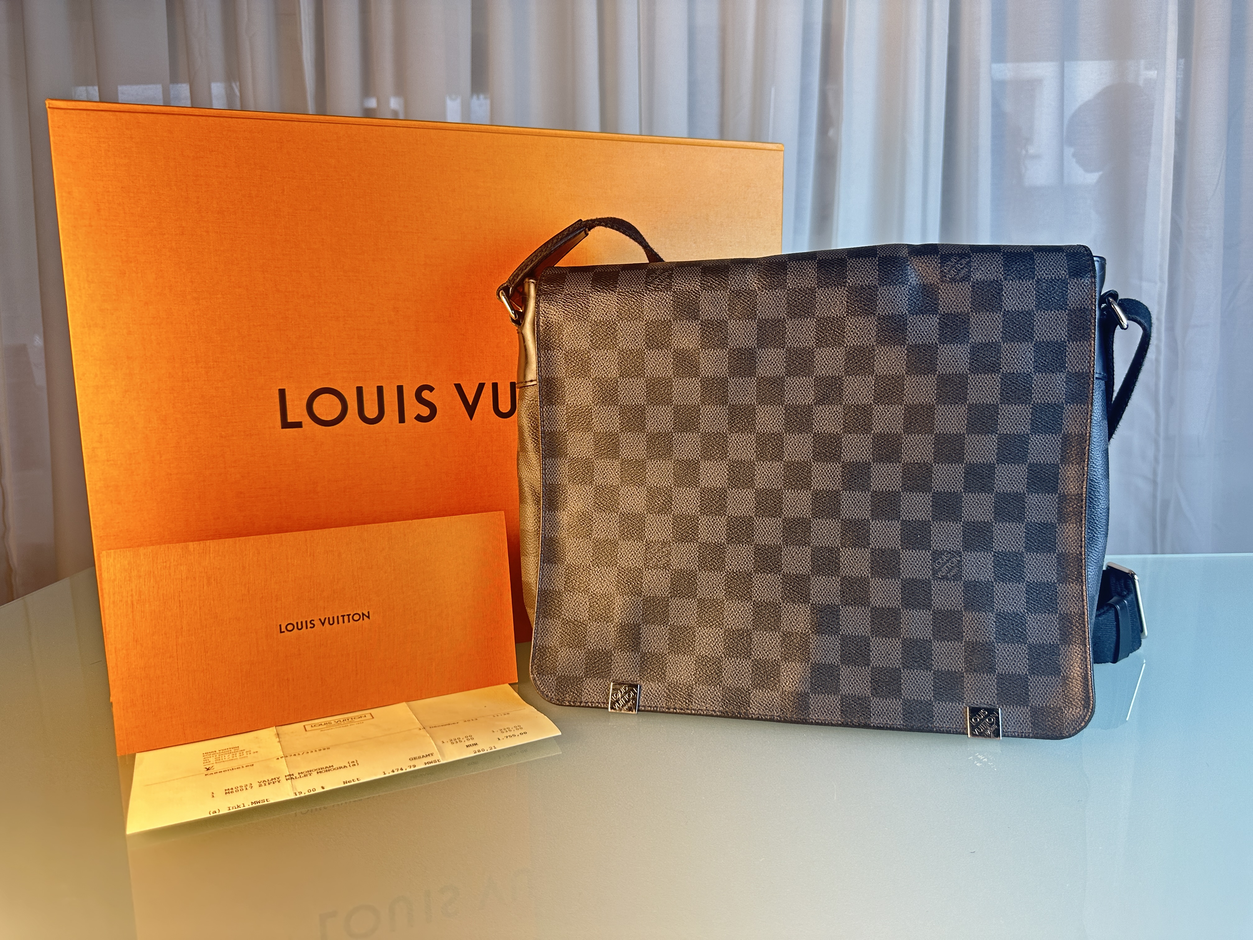  Louis Vuitton Valmy MM Monogramm M40523 DR0177 Top Zustand incl. Beleg einsehbar 