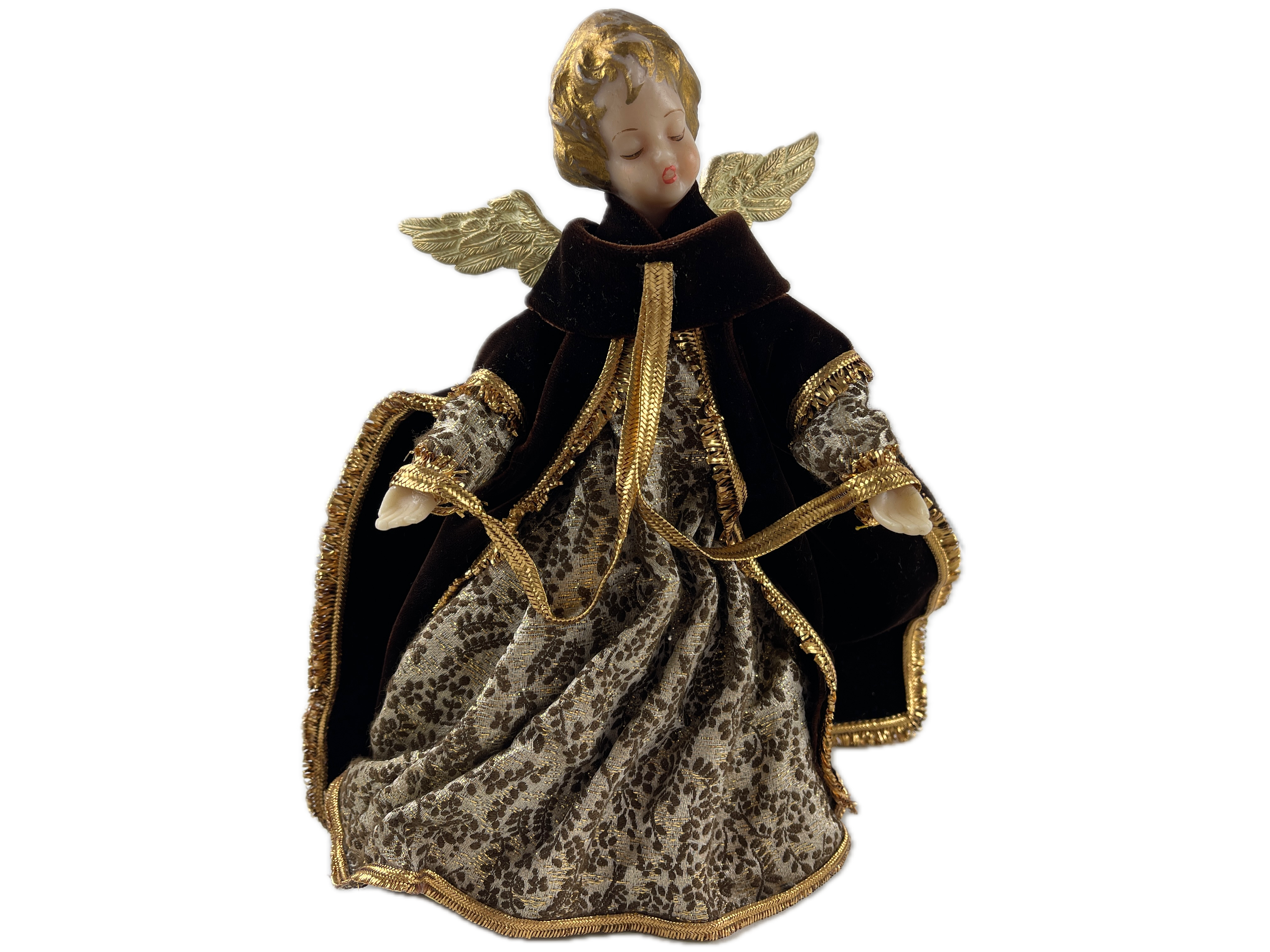 Puppe Christbaum Figur Sammler Wachs Puppe 27 cm. Zustand siehe Fotos 