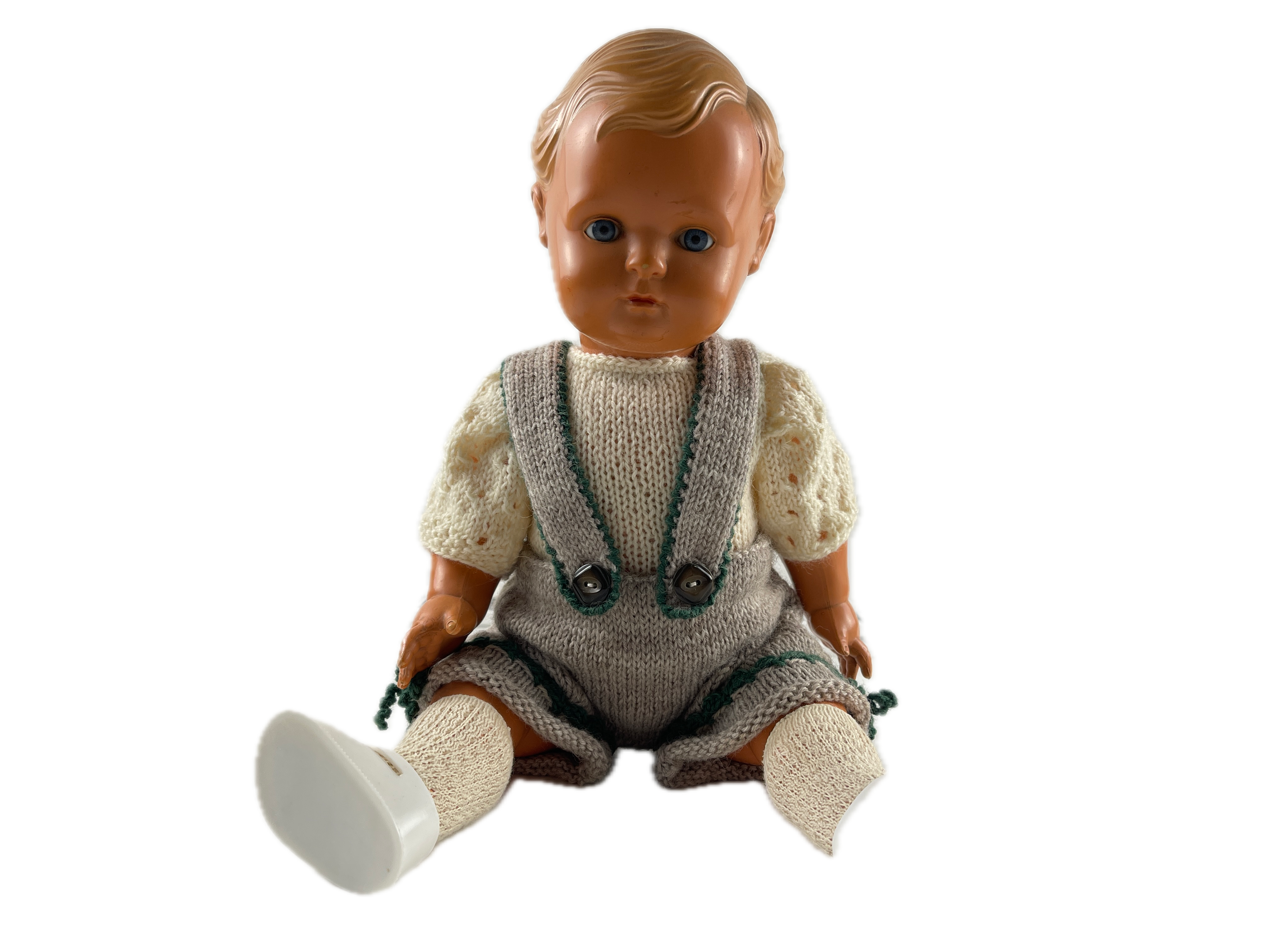 Künstlerpuppe Sammler Zelluloid 40 cm. Zustand siehe Fotos 