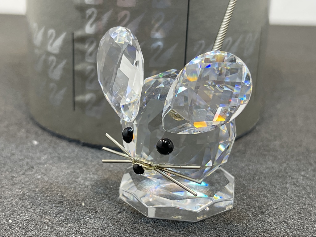 Swarovski Figur Replika Maus 4,5 cm Ovp Zertifikat Top Zustand