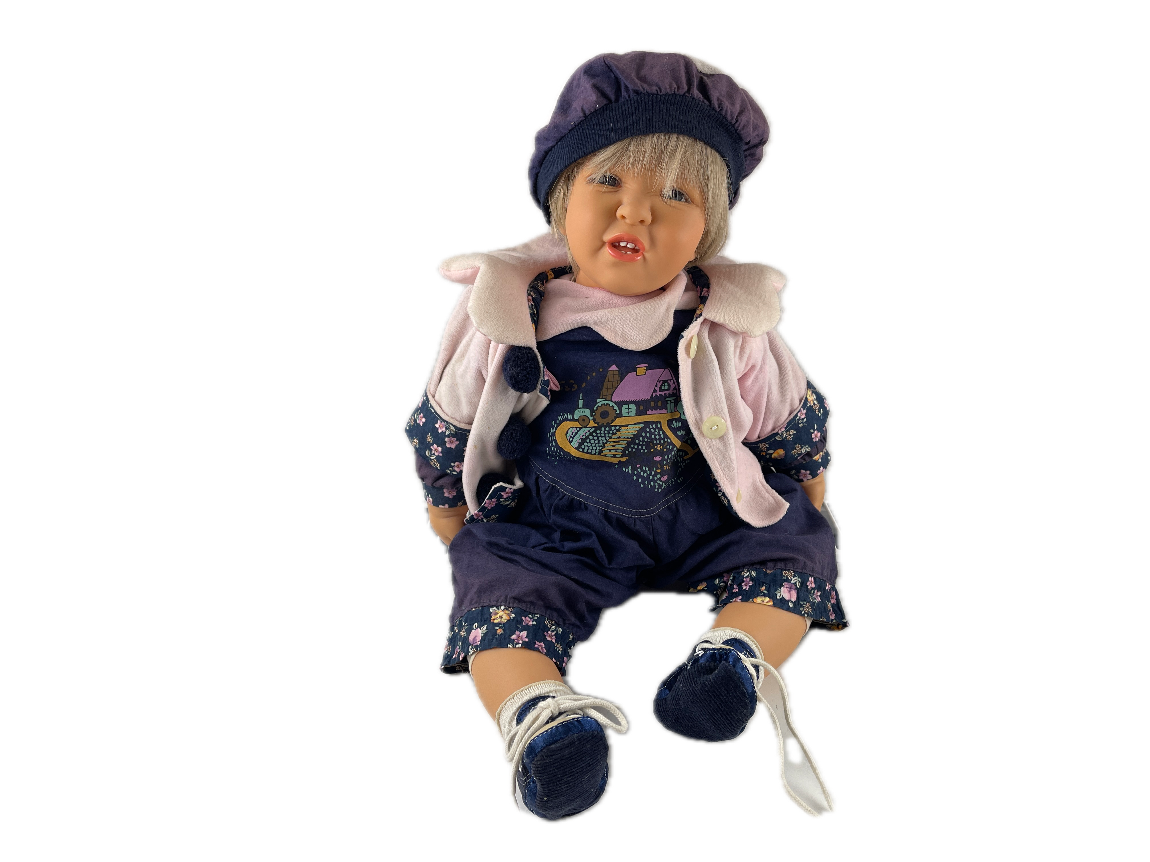 Carin Lossnitzer Künstlerpuppe Vinyl Puppe 60 cm. Top Zustand