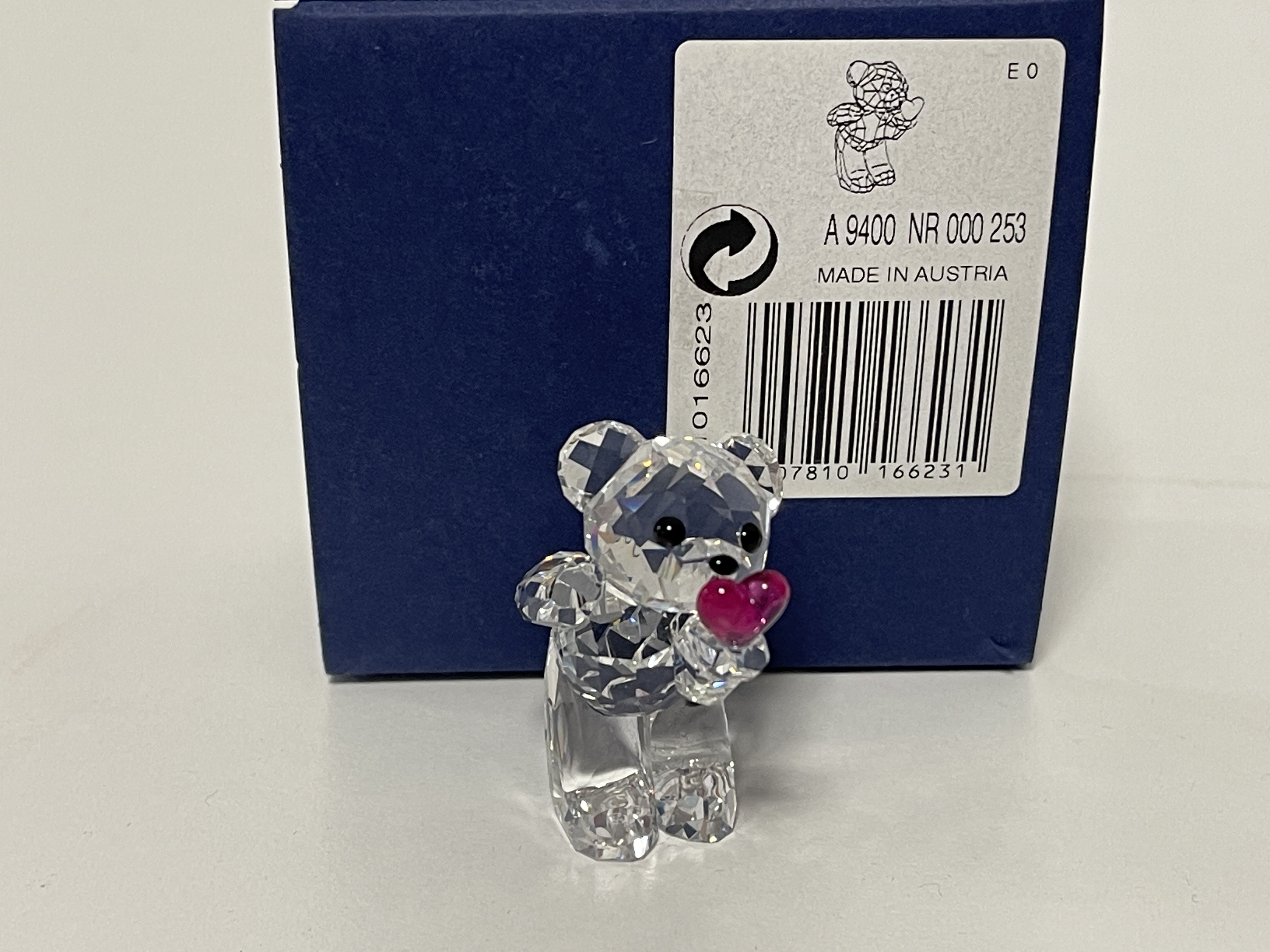 Swarovski Kris Bär 1016623 Blowing Kisses 4,8 cm. Ovp + Zertifikat + Top Zustand  