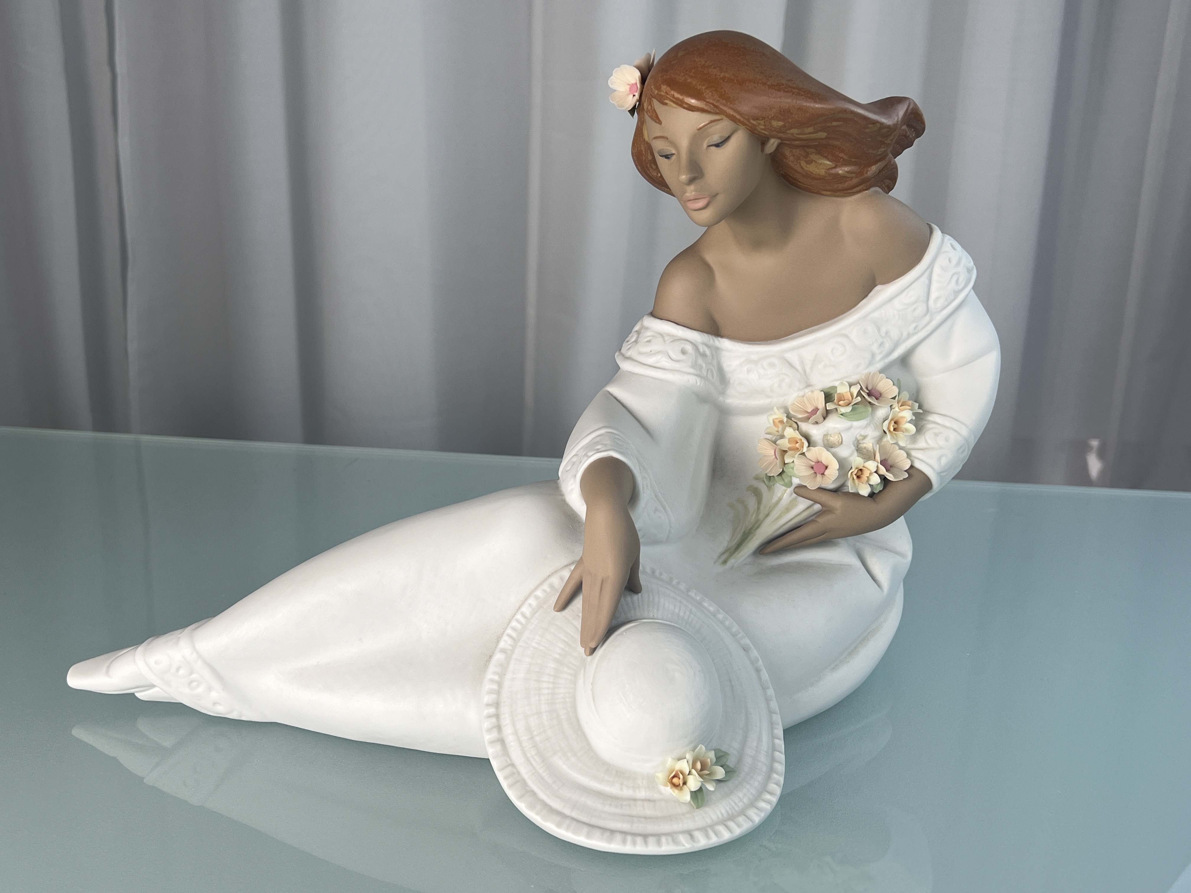  Lladro Porzellan Figur 2405 Midday 27 x 37 cm. - 1 Wahl - Top Zustand  