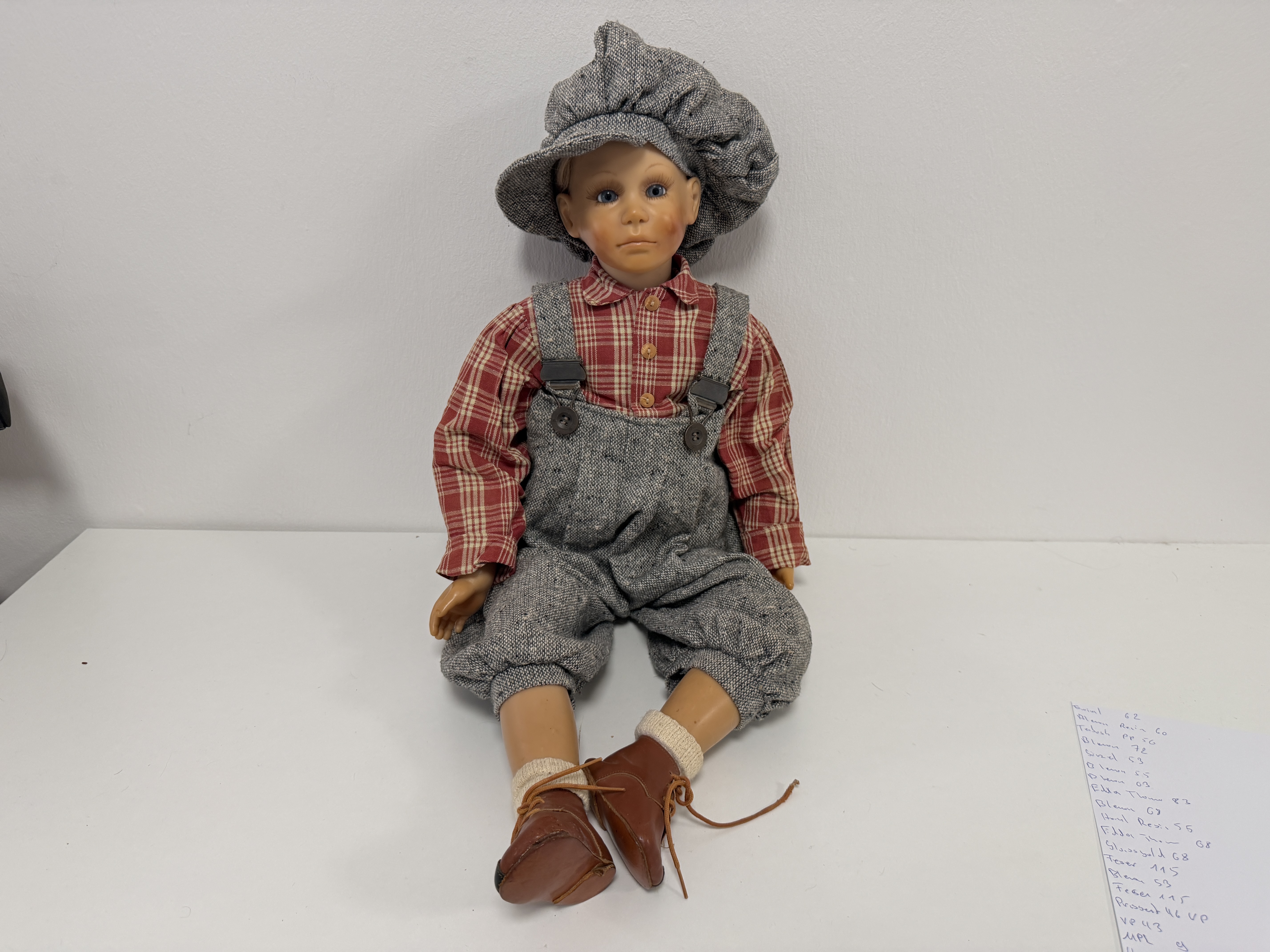 Christine Kleinert Künstlerpuppe Vinyl Puppe 75 cm. Top Zustand   