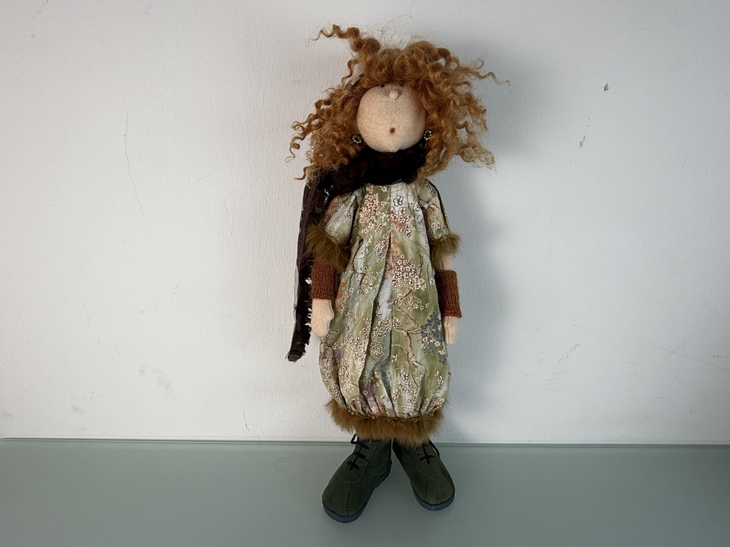 Zwergnase Künstlerpuppe Nicole Marschollek Puppe 50 cm. Top Zustand   