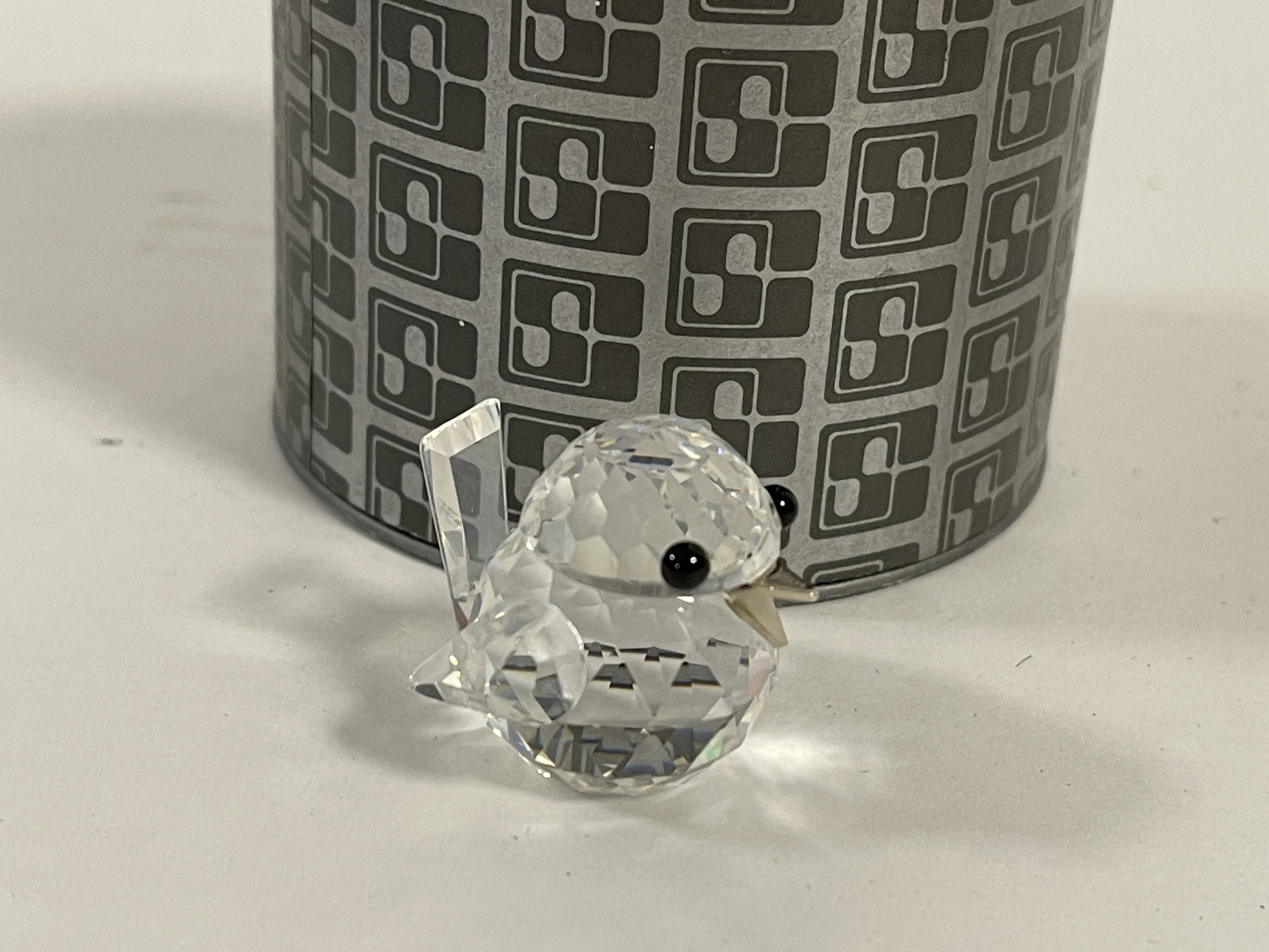  Swarovski Figur Kristall 010017 Spatz 3 cm. Ovp & Zertifikat + Top Zustand. 