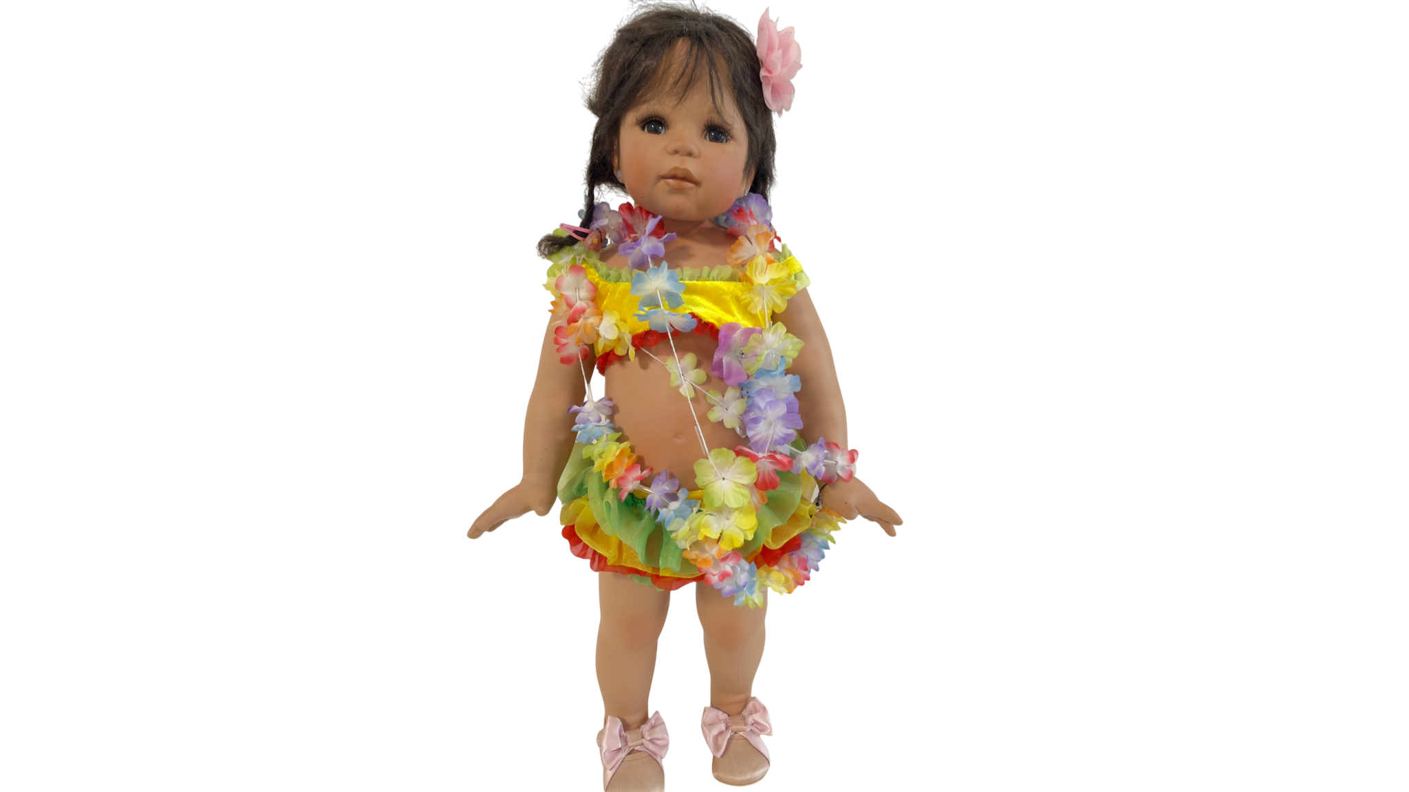 Monika Levenig Künstlerpuppe Porzellan Puppe 65 cm. Guter Zustand siehe Fotos