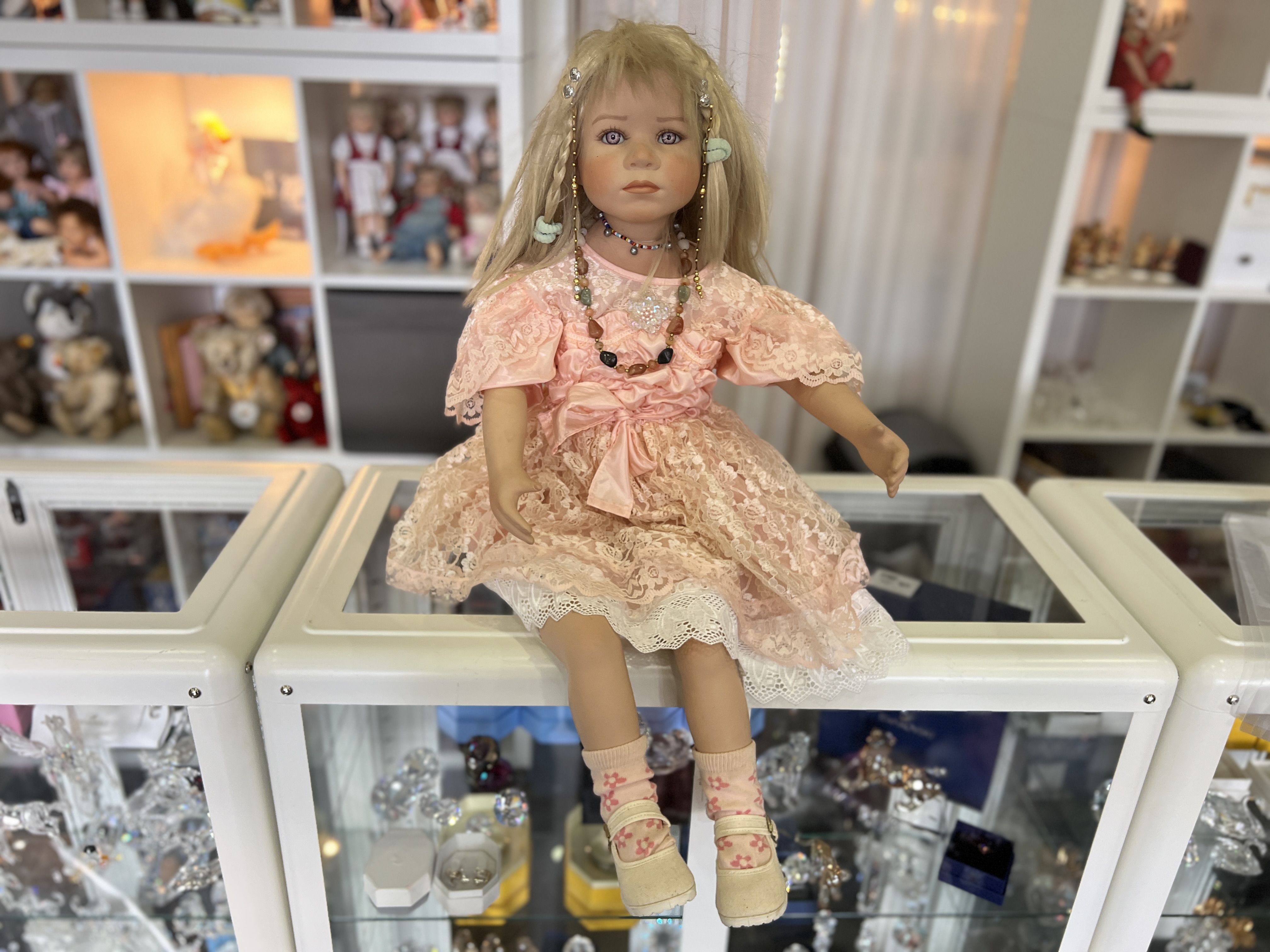 Angels Paradise Porzellan Puppe 80 cm. Top Zustand 