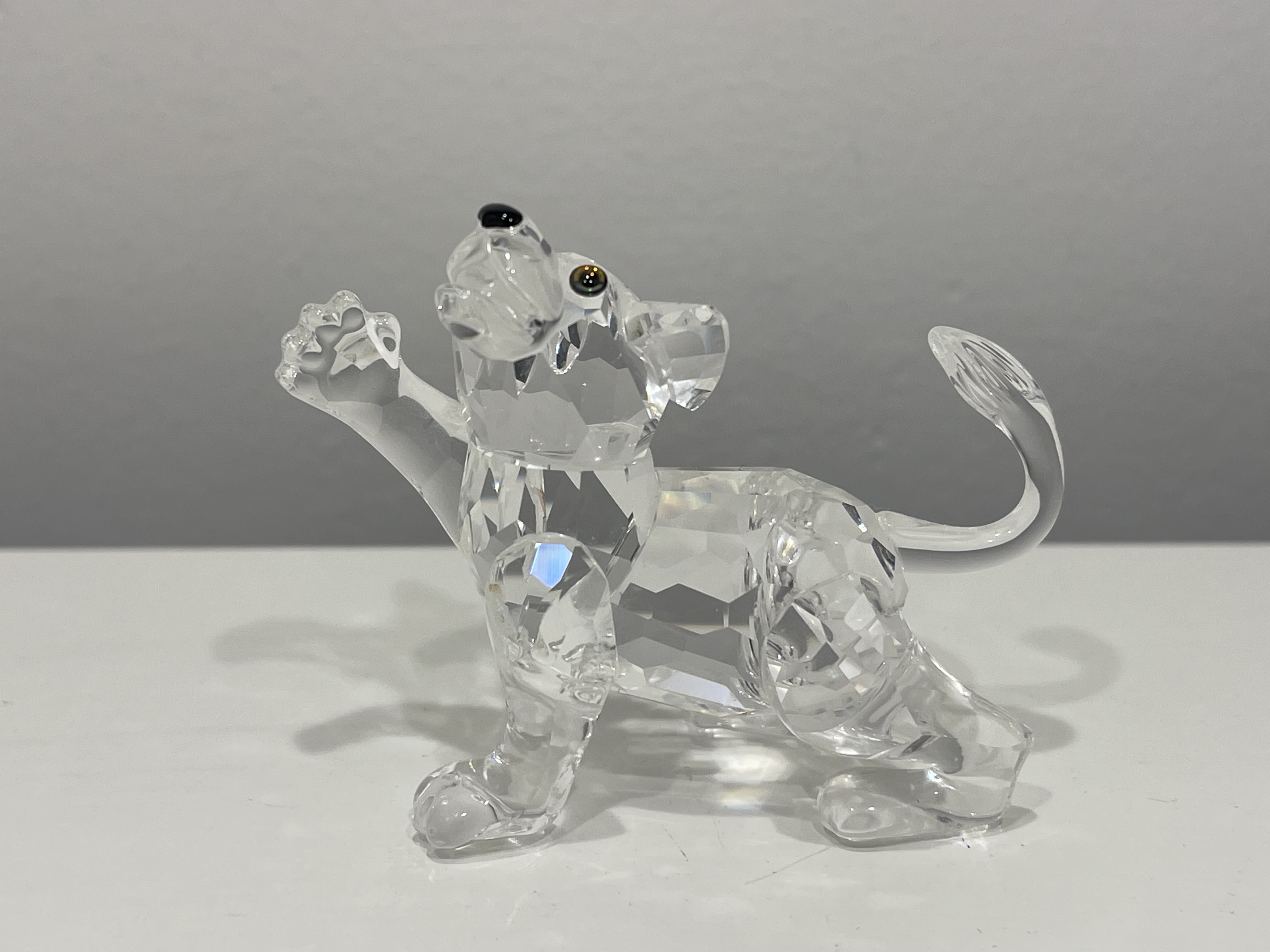 Swarovski Figur 210460 Baby Löwe, Jungtier 6,5 cm. Top Zustand  