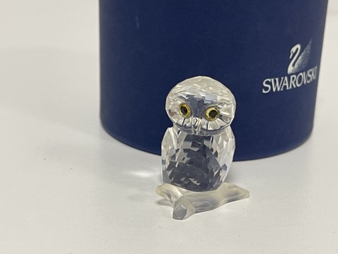  Swarovski Figur 1003319 Eule 4 cm. Ovp & Zertifikat. Top Zustand