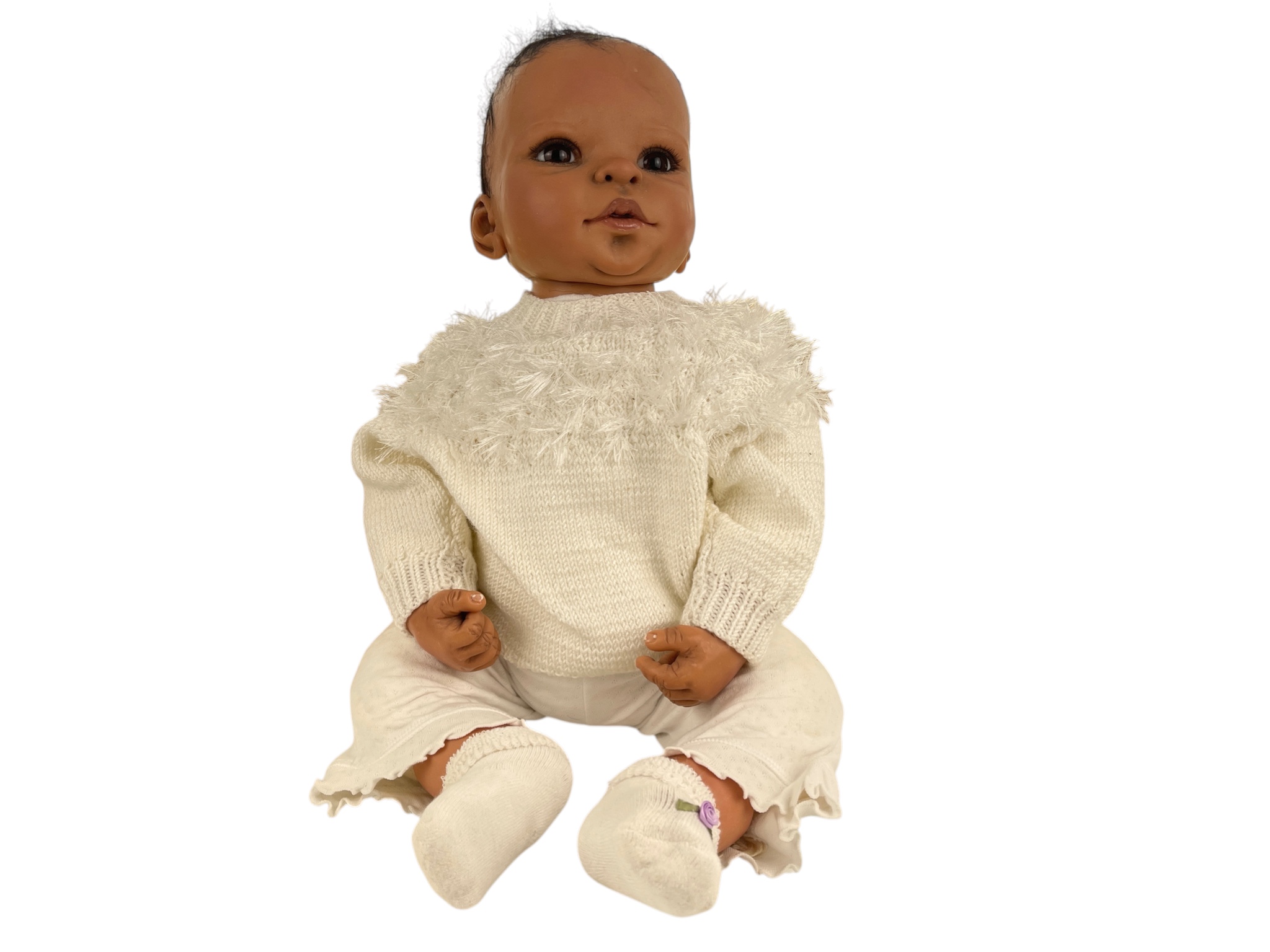 Rebornbaby Ruth Kunz Katja Schneider Resin Puppe 58 cm. Top Zustand 