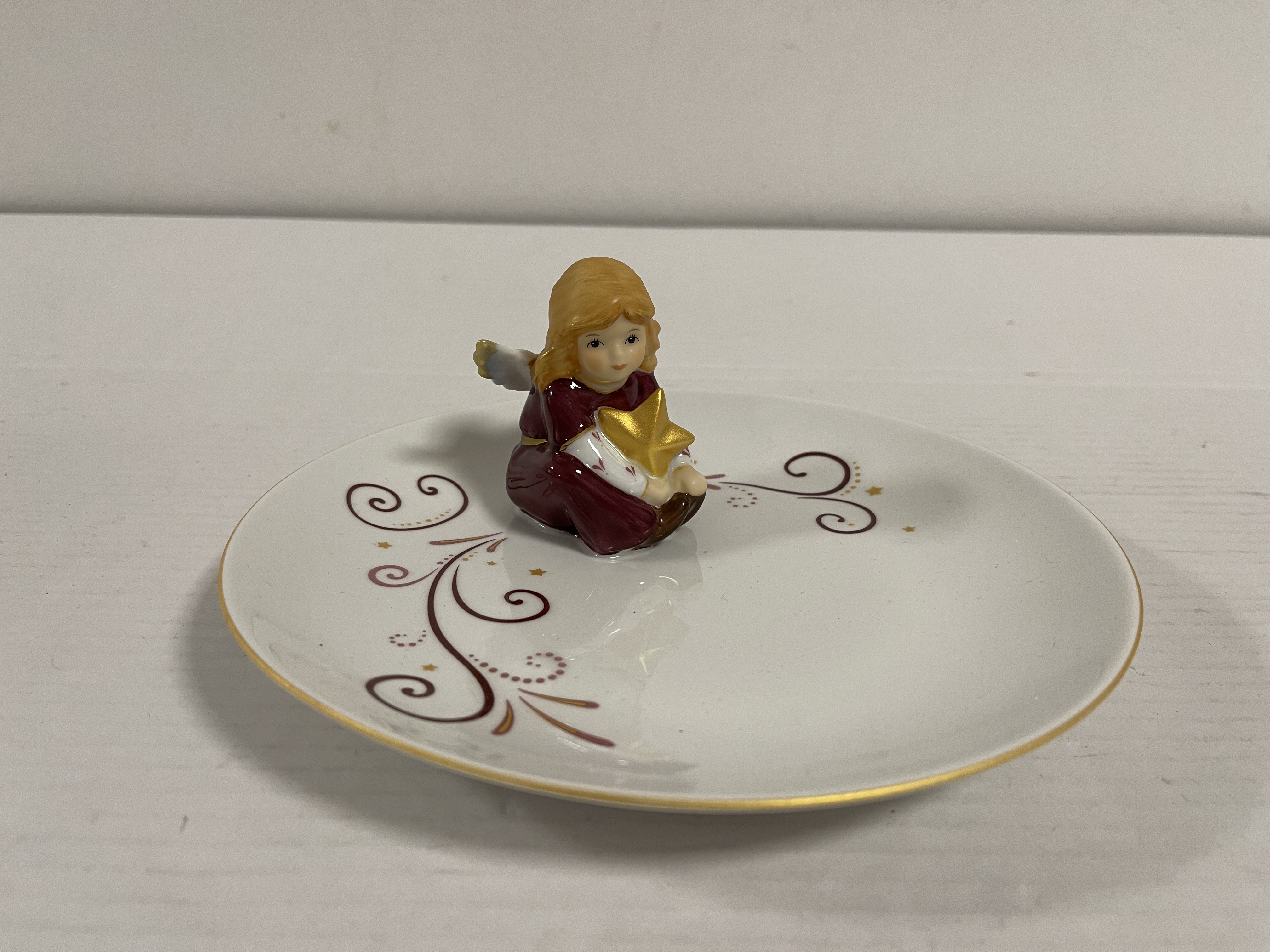 Goebel Sammlerteller mit Engel 20 x 7cm. 1 Wahl - Top Zustand  