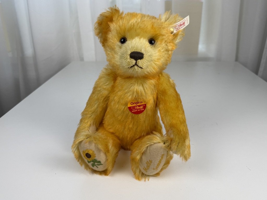 Steiff Tier 670459 Jahreszeiten Sommer Teddy Bär 30 cm. Top Zustand    Steiff Tier 670459 Jahreszeiten Sommer Teddy Bär 30 cm. Top Zustand