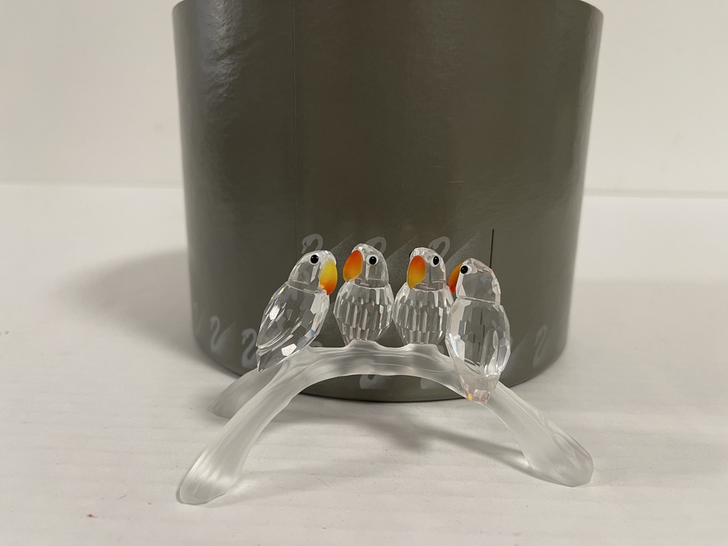  Swarovski Figur 199123 Lovebirds 10,5 cm. Inkl. Ovp & Zertifikat. Top Zustand 