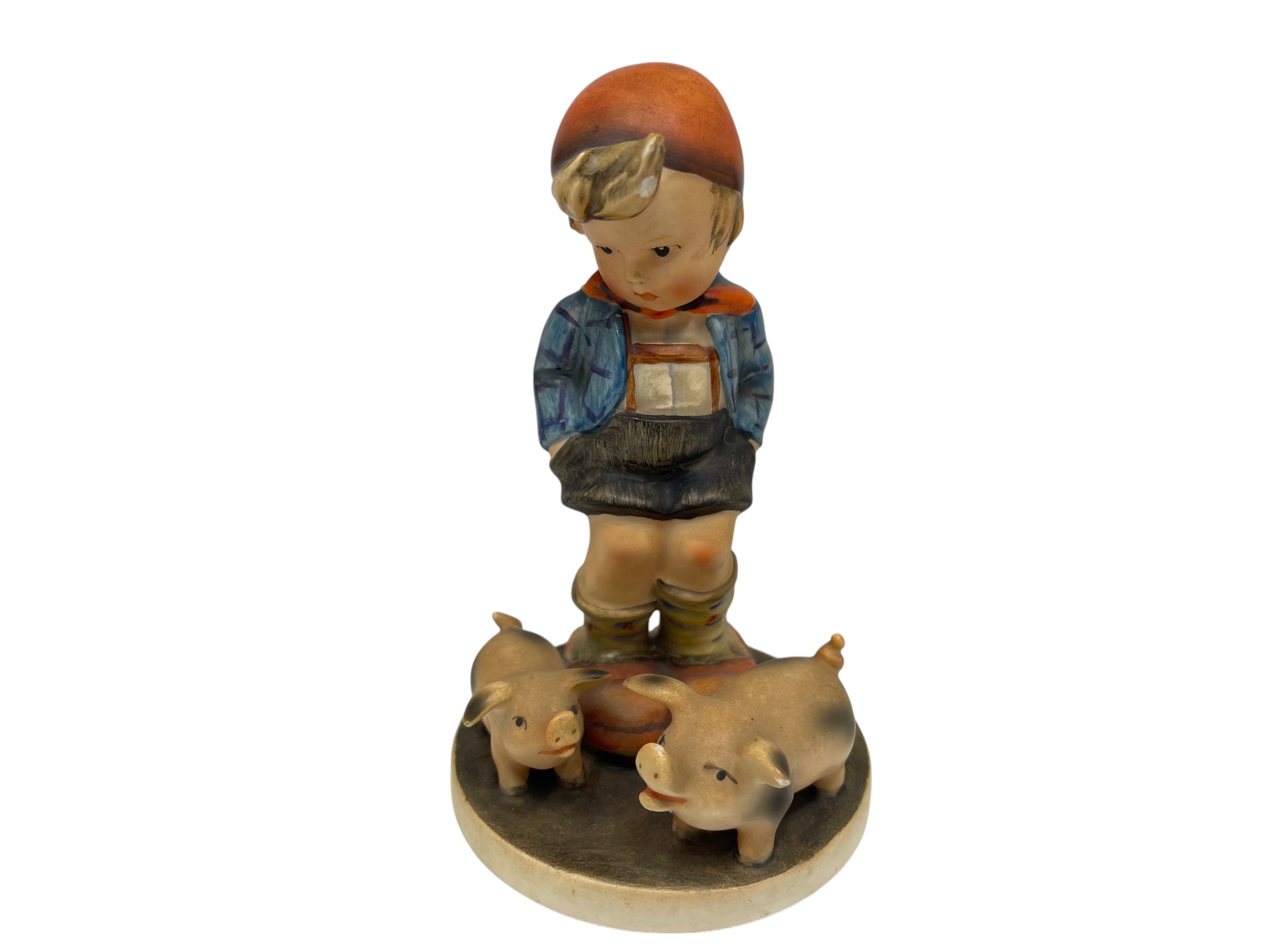 Hummel Figur 66 Schweinehirt 13,7 cm + Doppelkrone. 1 Wahl. Top Zustand 