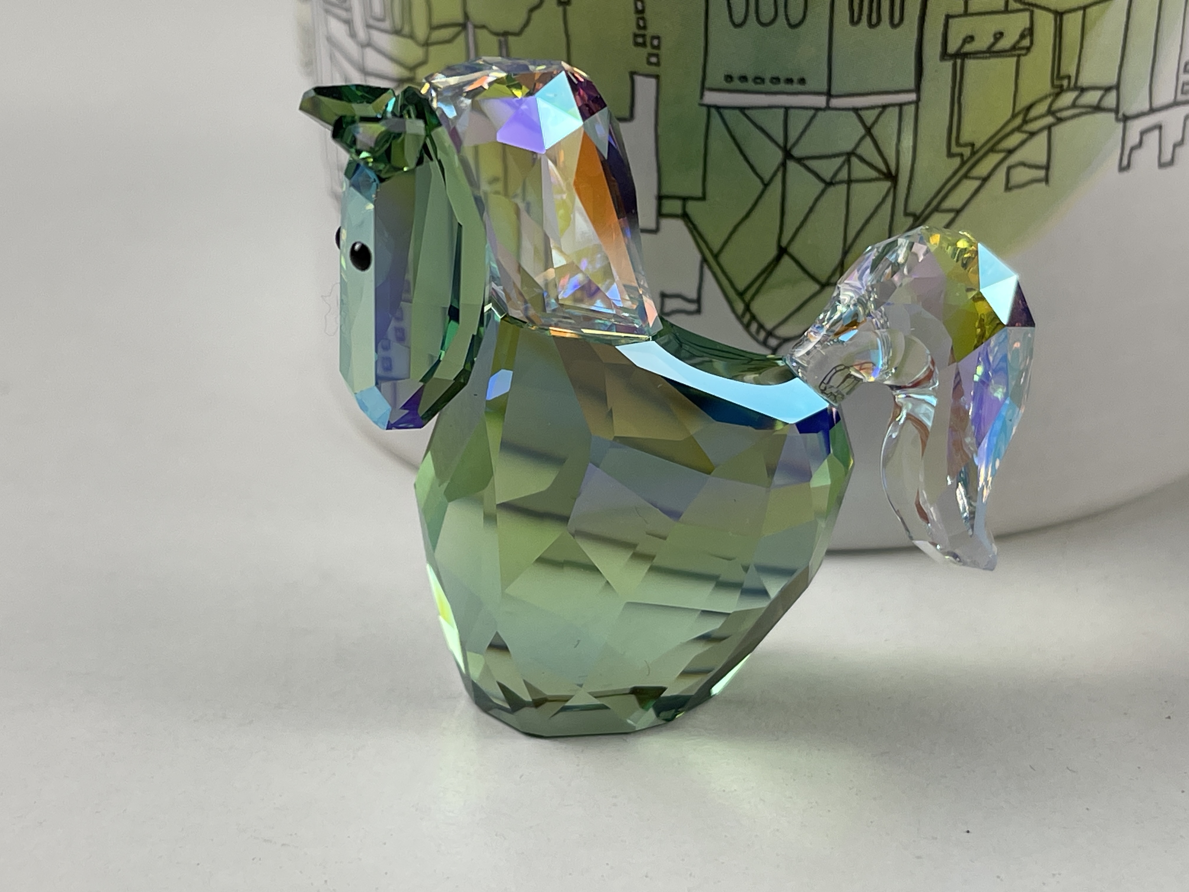 Swarovski Figur 1073338 Jade das Pferd 4,5 cm Ovp - Top Zustand    
