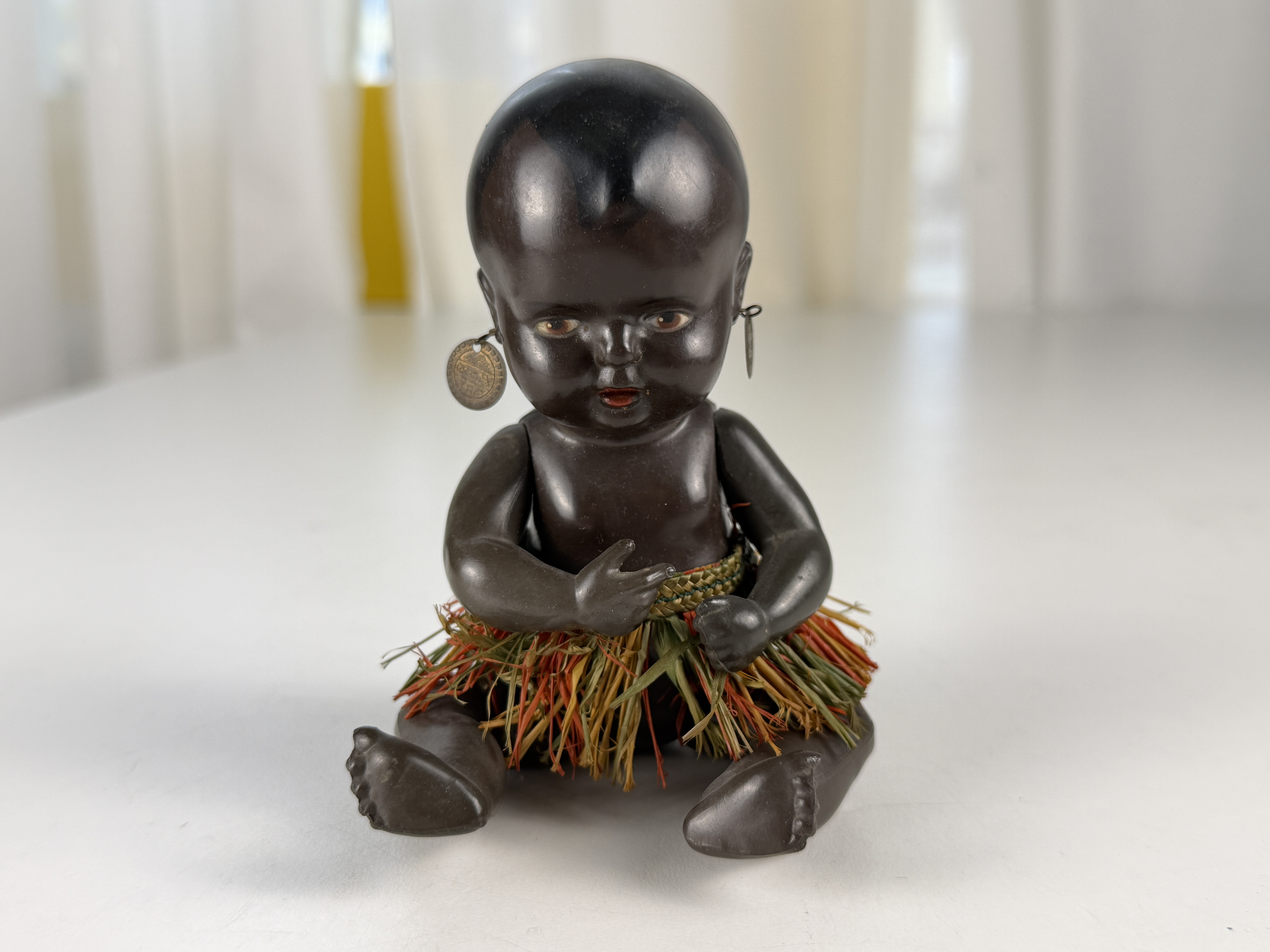 Schildkrötpuppe Tortulon Puppe 16 1/2 cm. Zustand siehe Fotos  