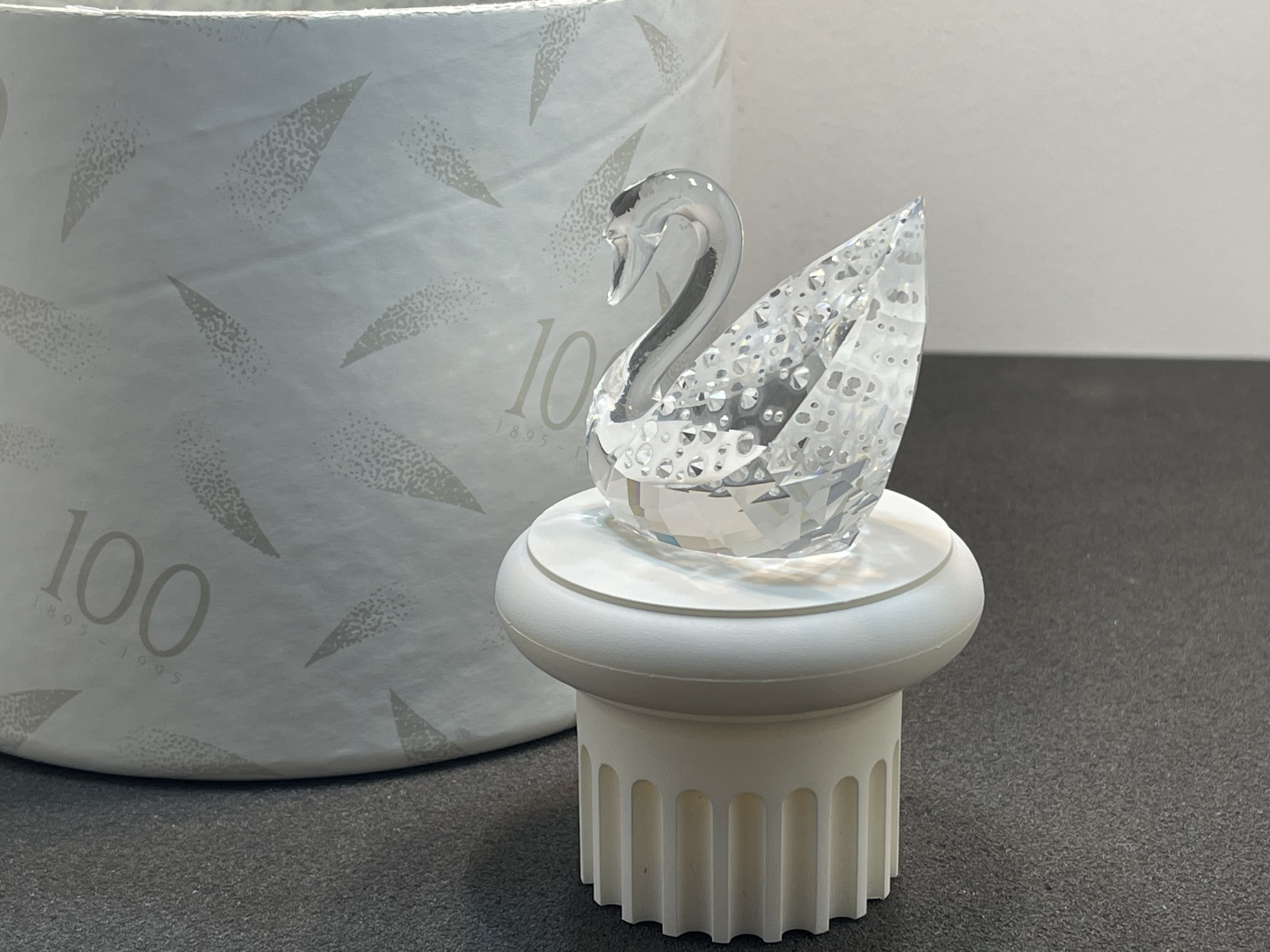 Swarovski Figur 187407 Scs Schwan 5 cm. Ovp & Zertifikat - Top Zustand   