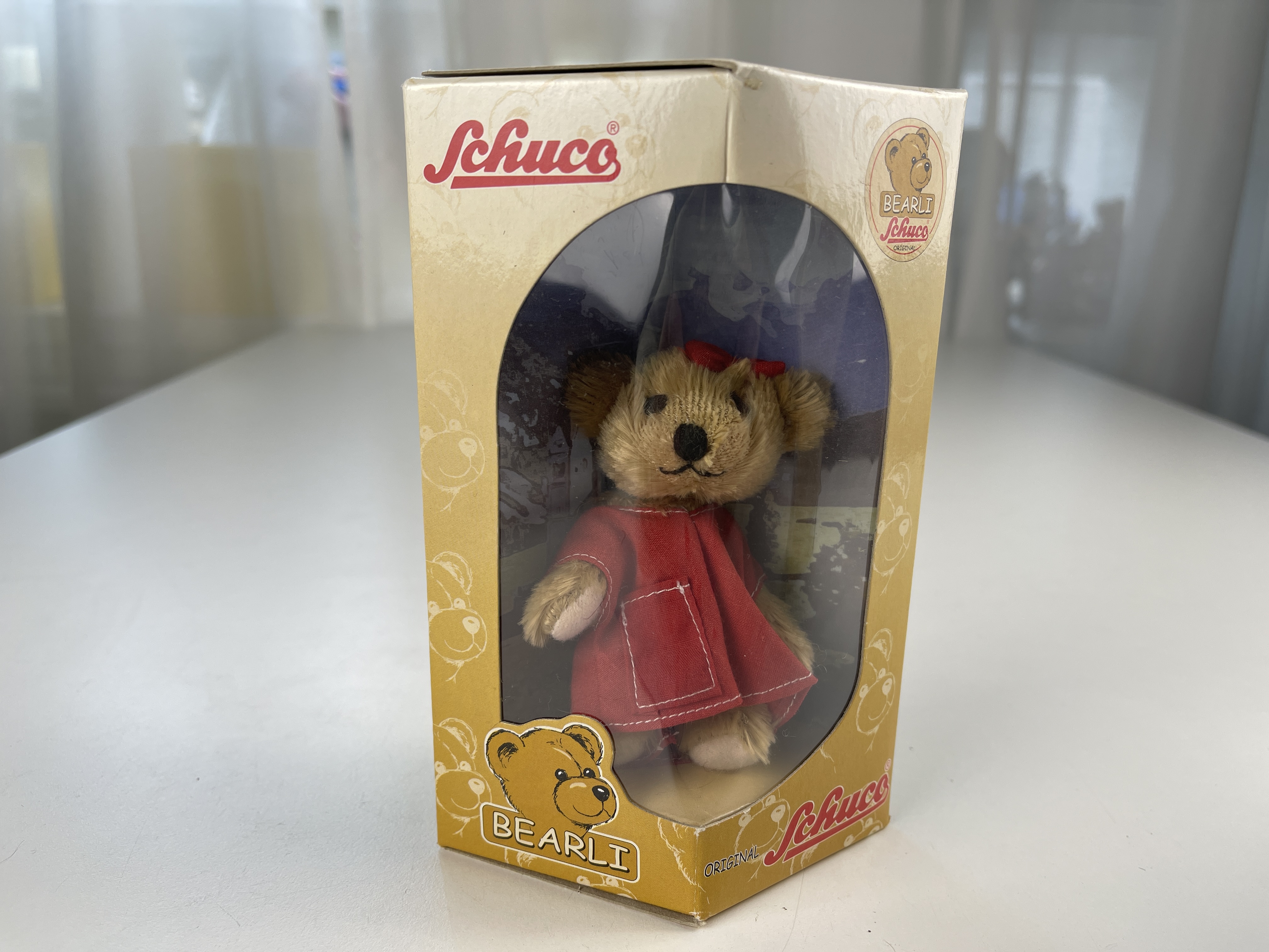 Sammler Tier Stofftier Schuco Teddy Bär 10 cm Zustand siehe Fotos  