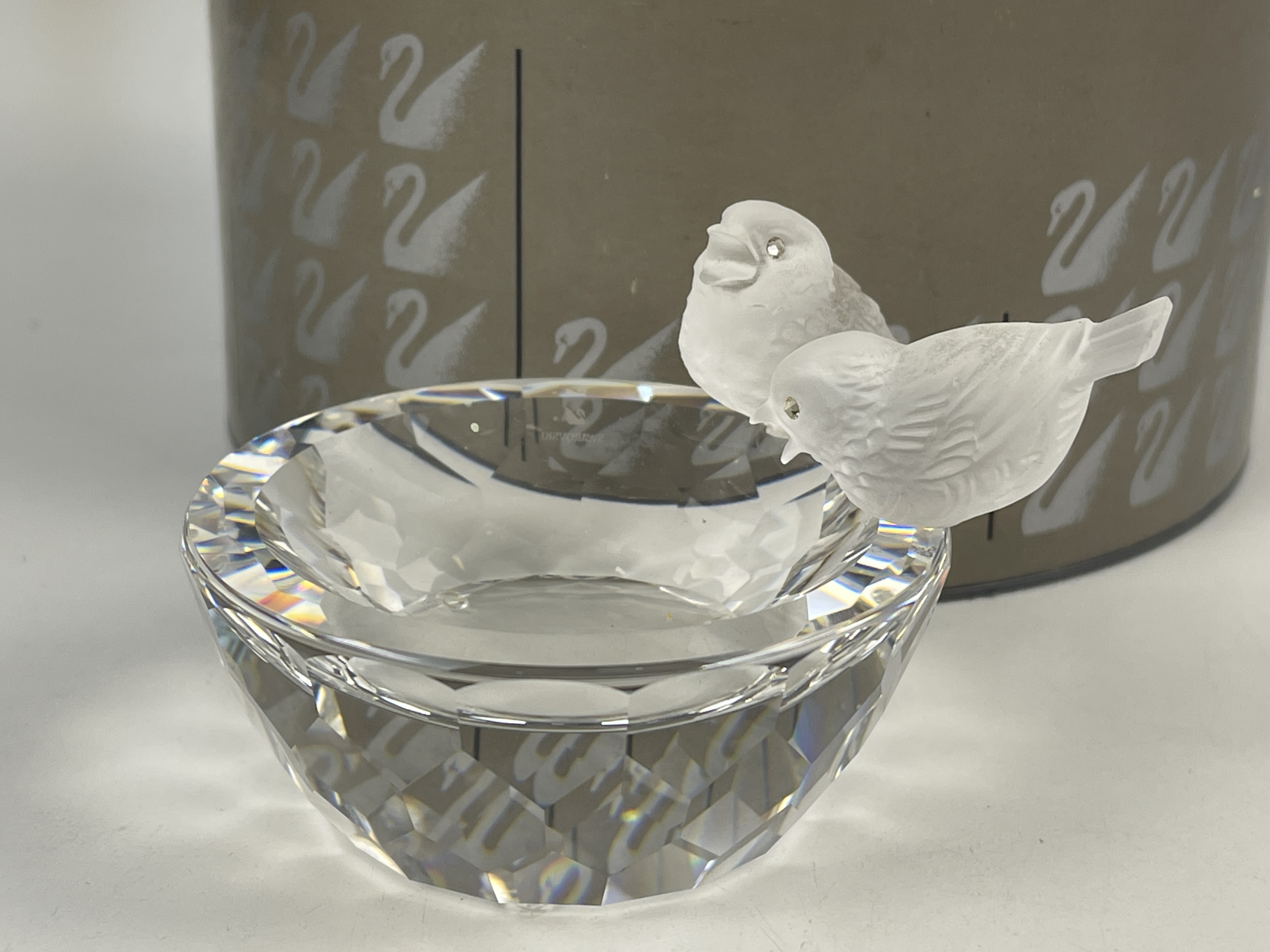  Swarovski Figur Sammlerfigur 010029 Vogeltränke 8 cm. Ovp Zertifikat Top Zustand 