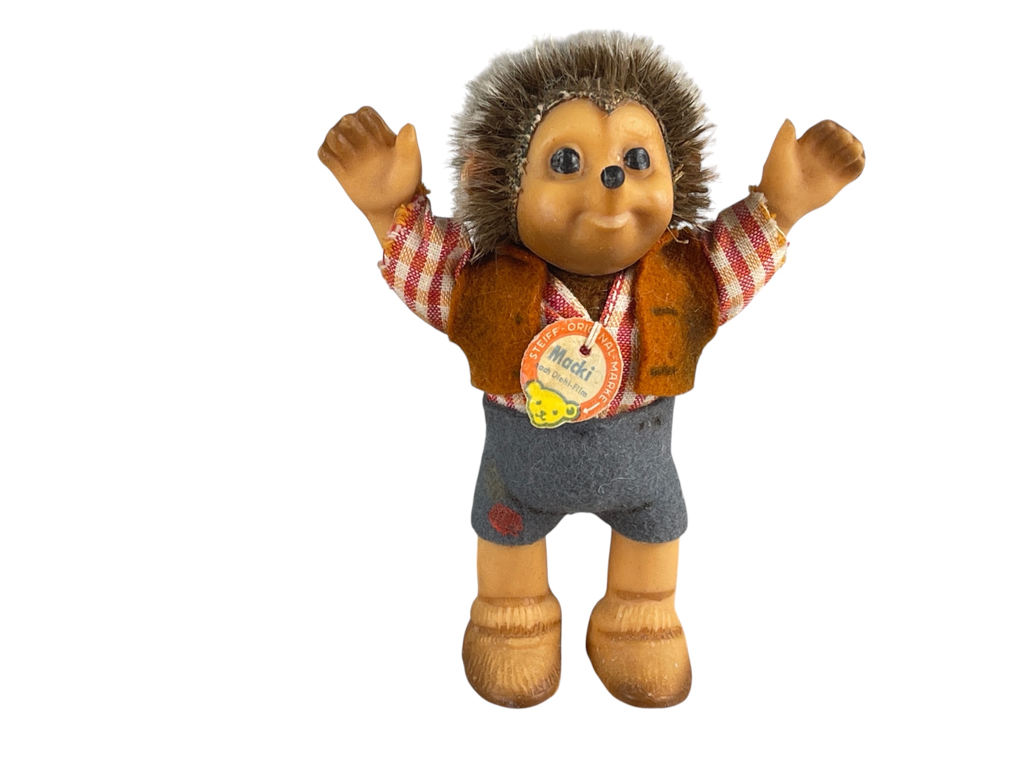 Steiff Tier Igel Macki 12 cm. Top Zustand  