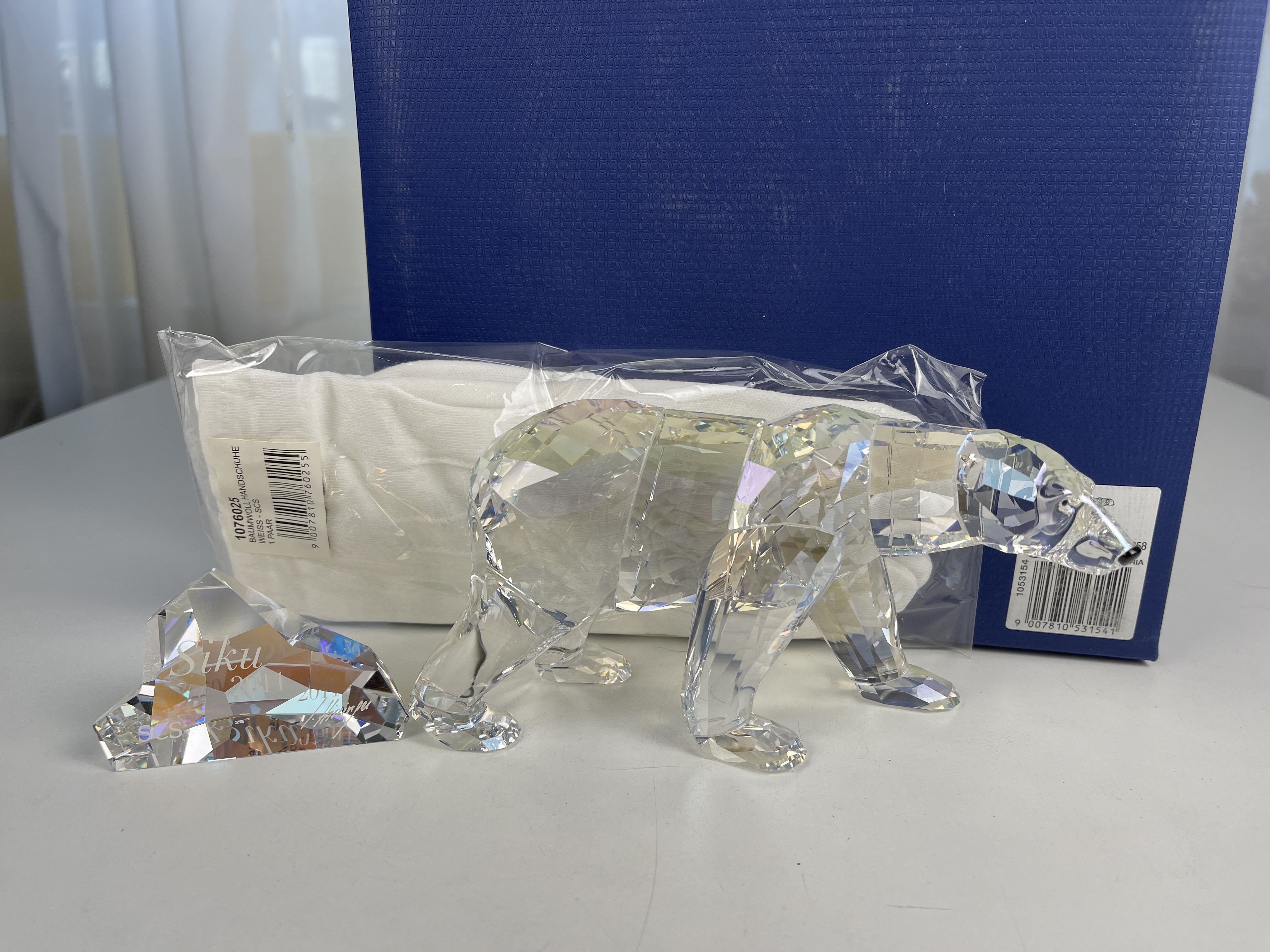  Swarovski Figur 1053154 Siku Eisbär 16 cm. Ovp Zertifikat Top Zustand  