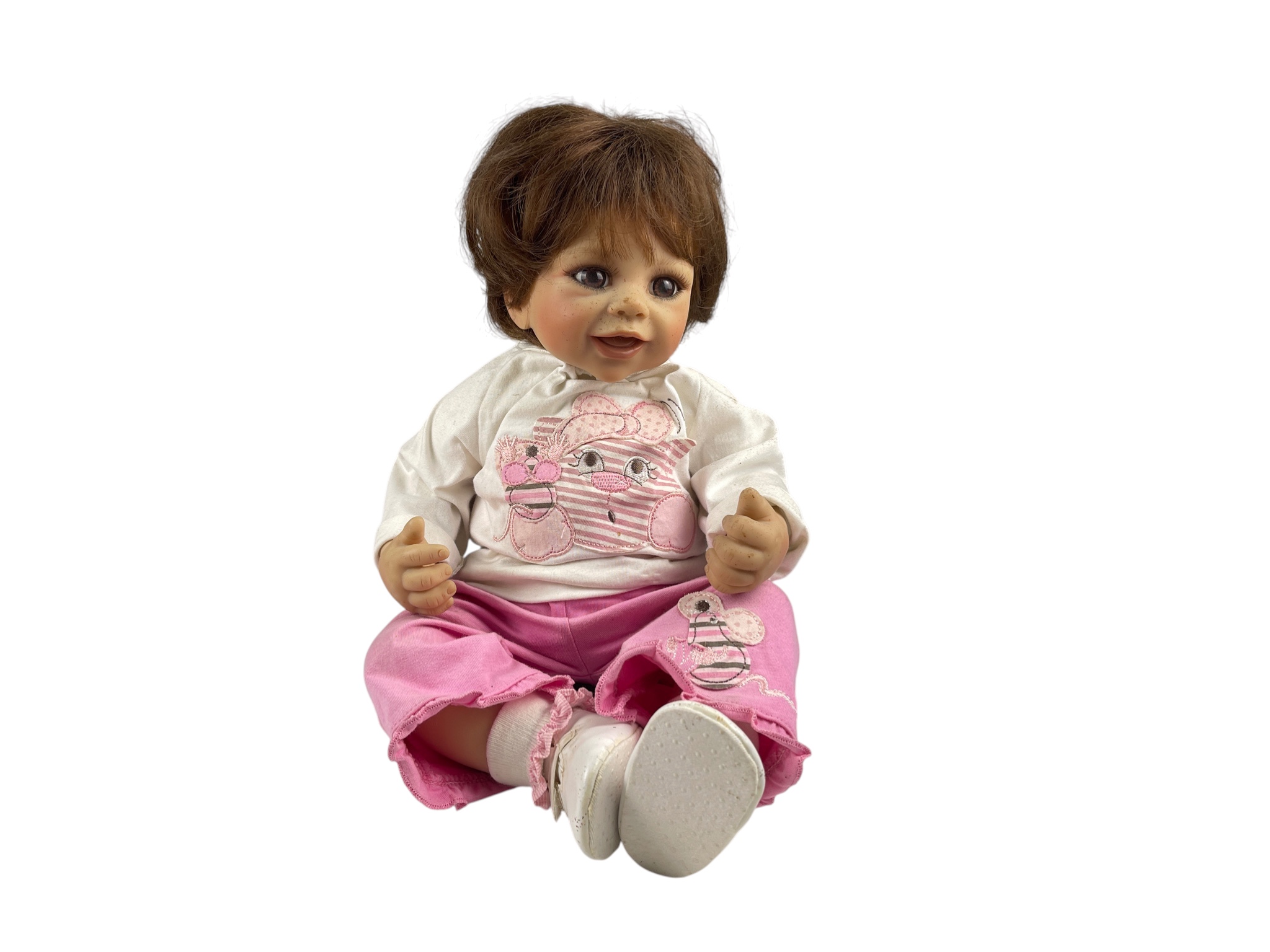 Monika Levenig Künstlerpuppe Vinyl Puppe 48 cm.  Schmutzig 