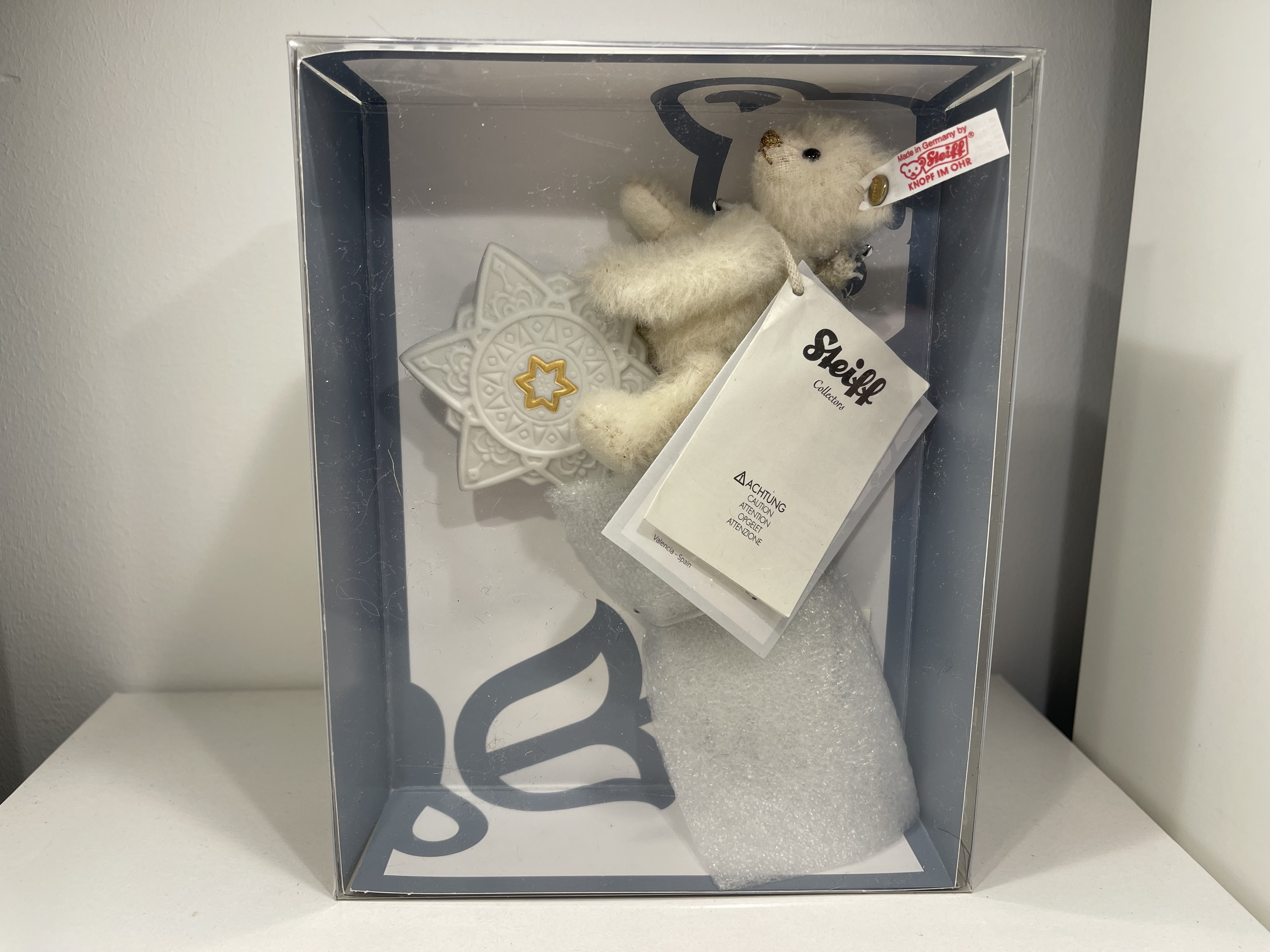 Steiff Tier 677519 Lladro Teddy Bär 10 cm. Top Zustand     