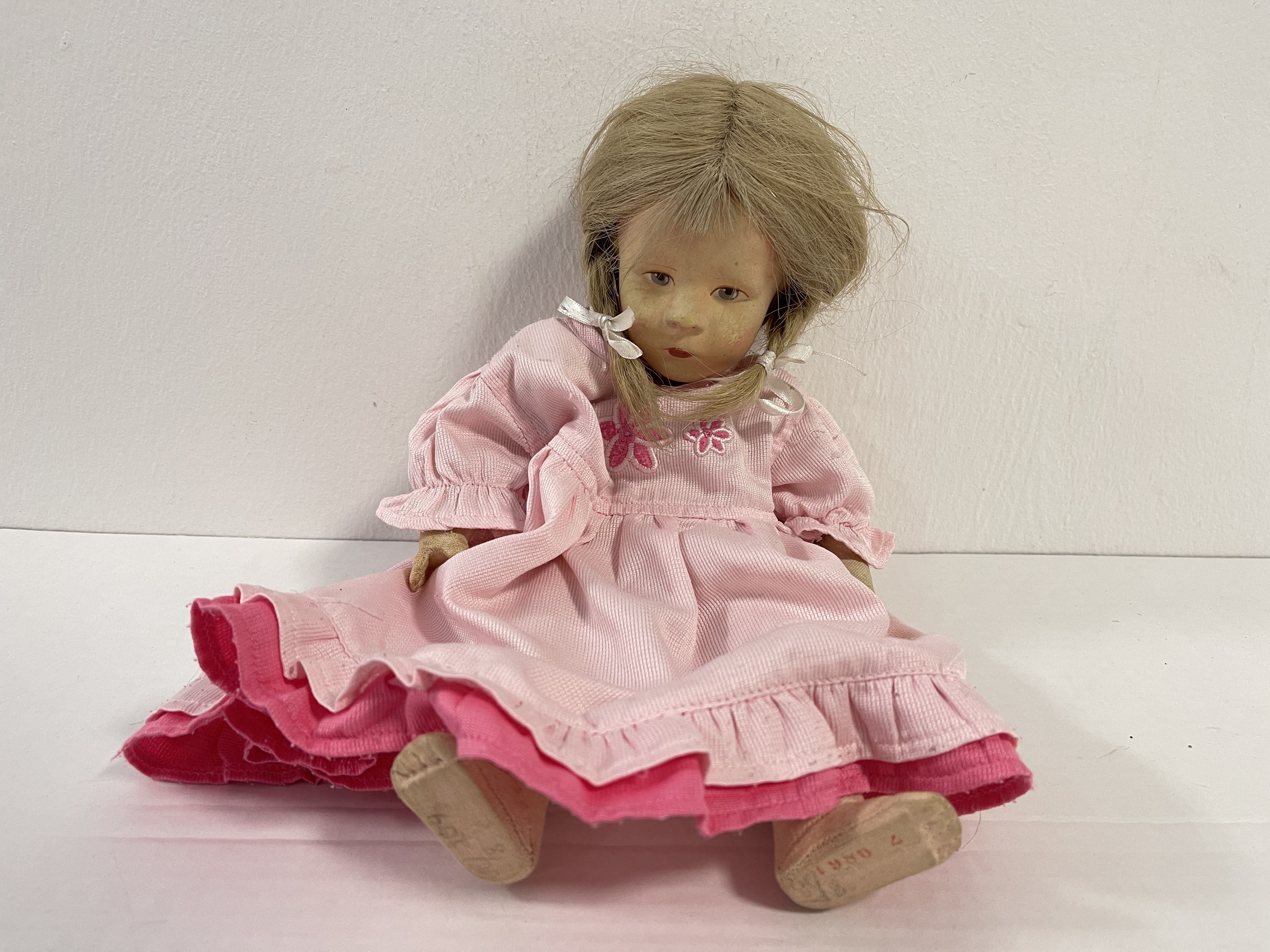 Alte Käthe Kruse Puppe Sammlerpuppe 33 cm - Zustand siehe Fotos Kopie