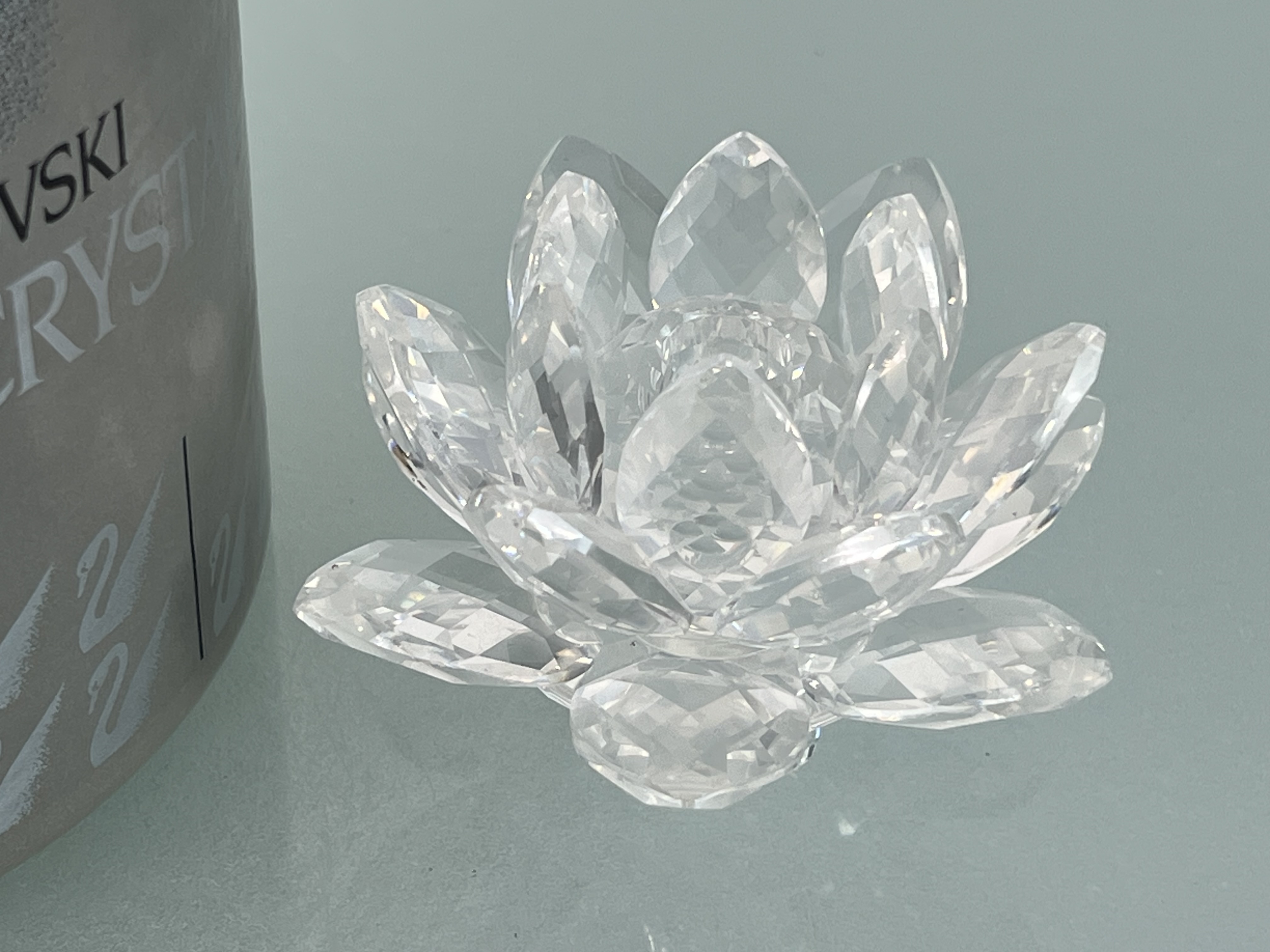 Swarovski Figur 011867 Seerose 8,5 cm Ø. Mit OVP & Zertifikat. Top Zustand