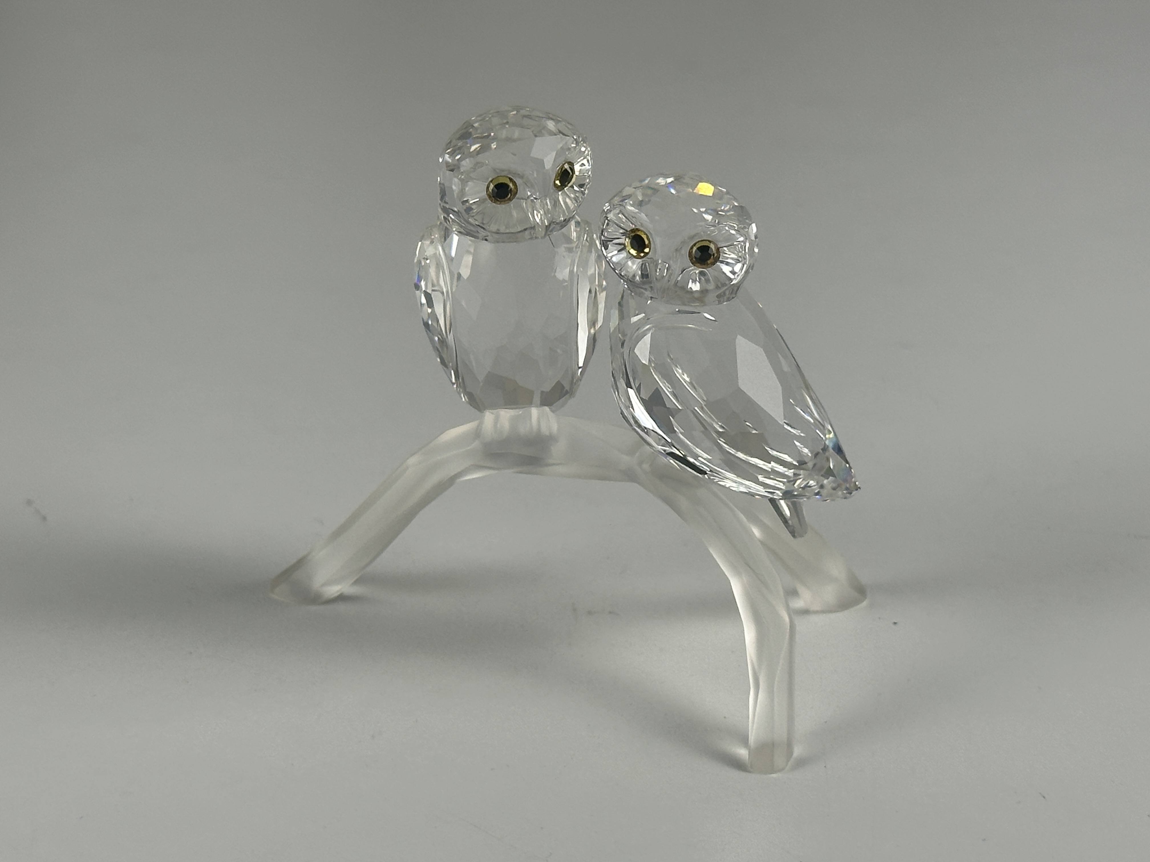 Swarovski Figur 1003312 Eulen Eulenpaar 7,7 cm. Top Zustand