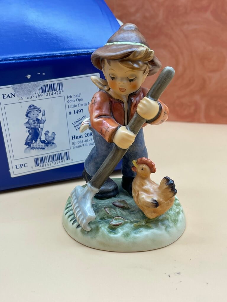 Hummel Figur 2085 Ich helf dem Opa 12 cm. Inkl. Ovp - 1 Wahl - Top Zustand